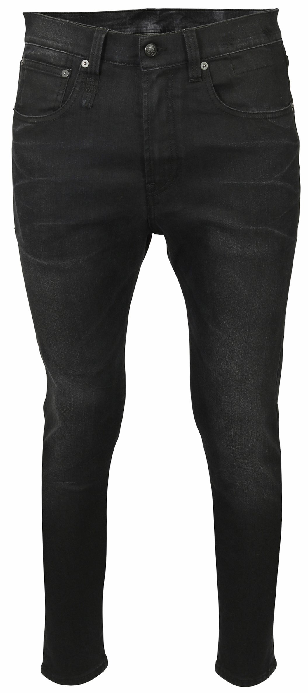 R13 Jeans Drop Washed Black