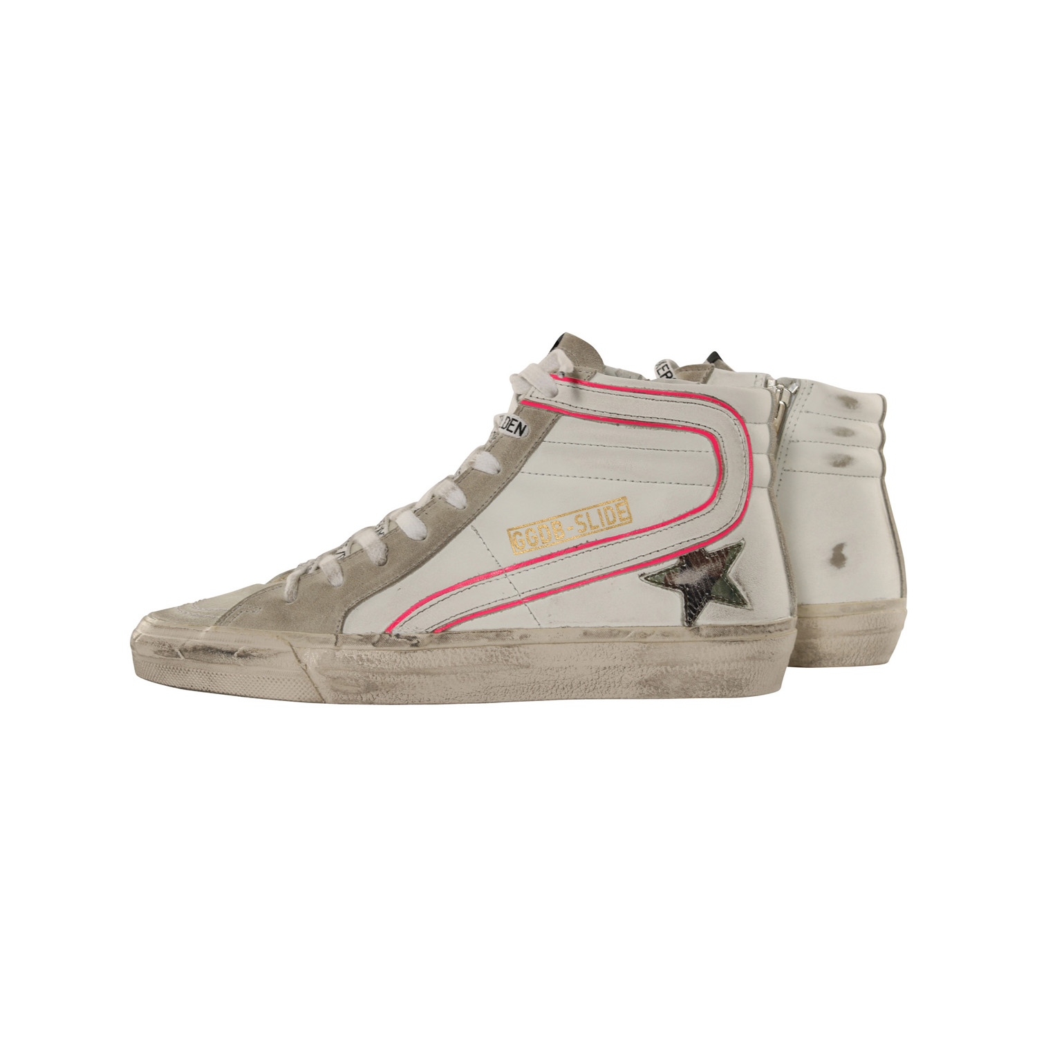 Golden Goose Sneaker Slide White/Camo