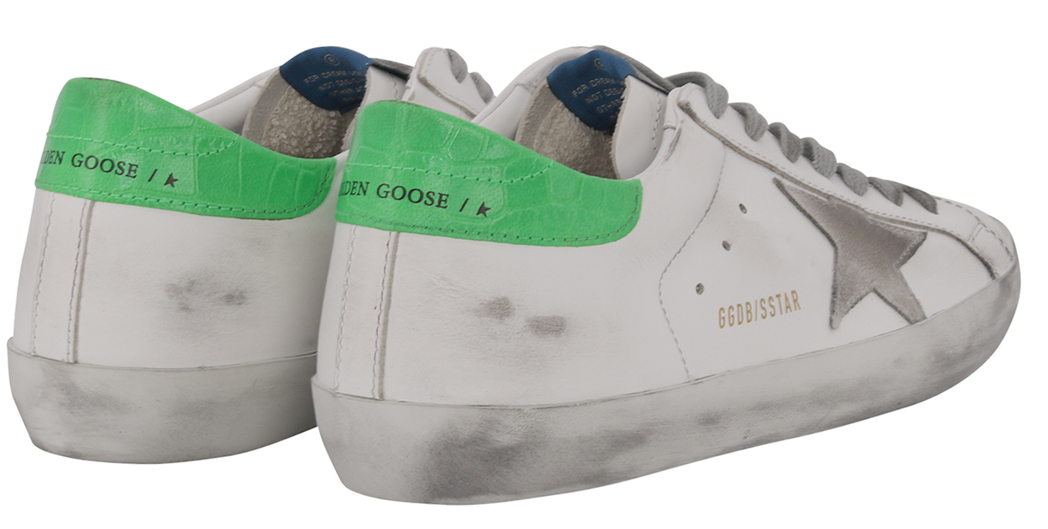 Golden Goose Sneaker Superstar Suede Star Cocco Print Heel 44