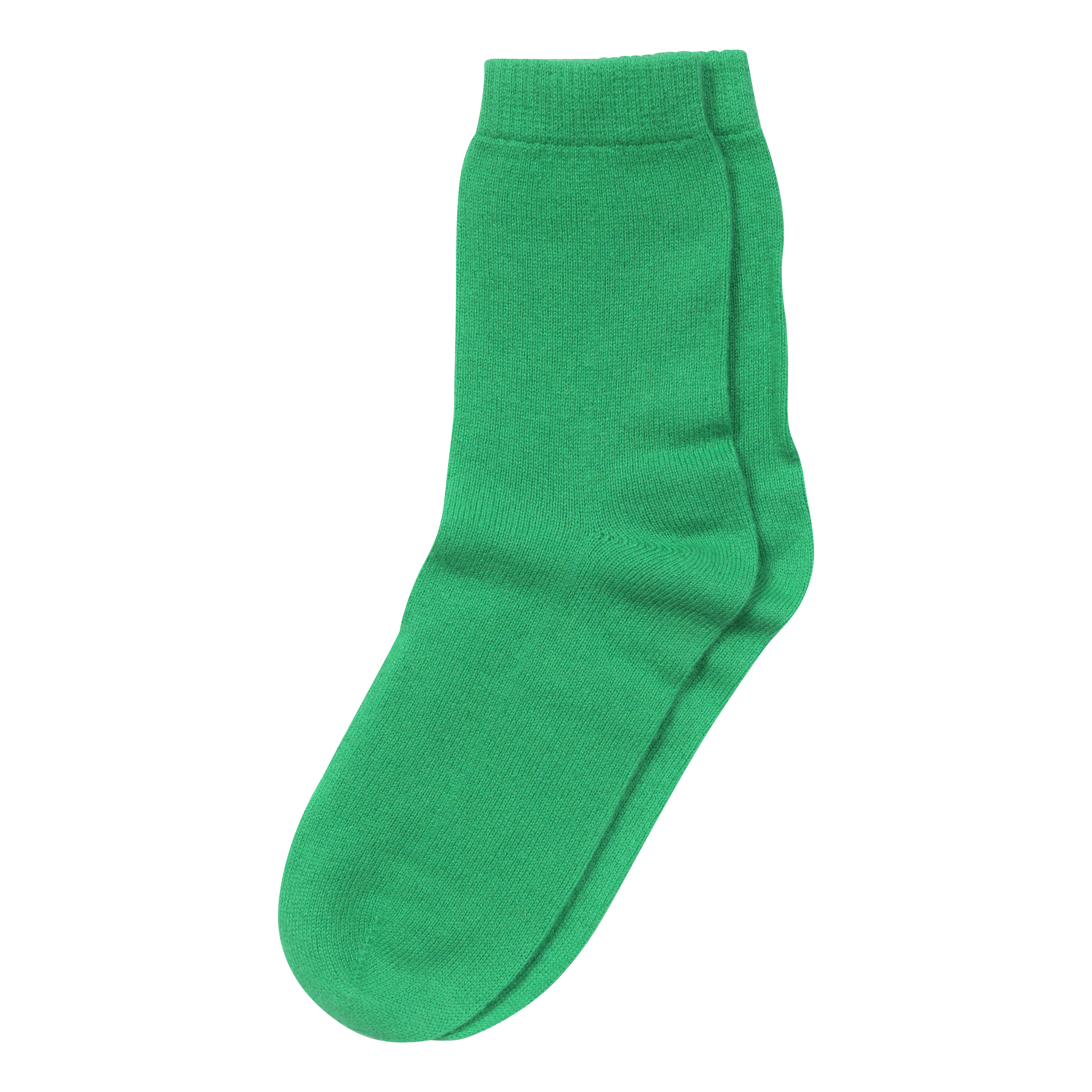 Jumper1234 Cashmere Socks in Bright Green
