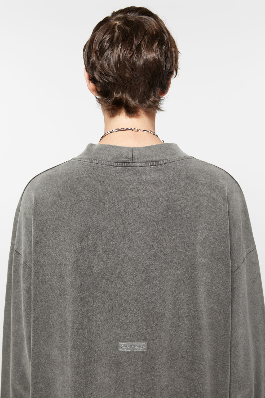 ACNE STUDIOS Vintage Oversize Longsleeve in Faded Black