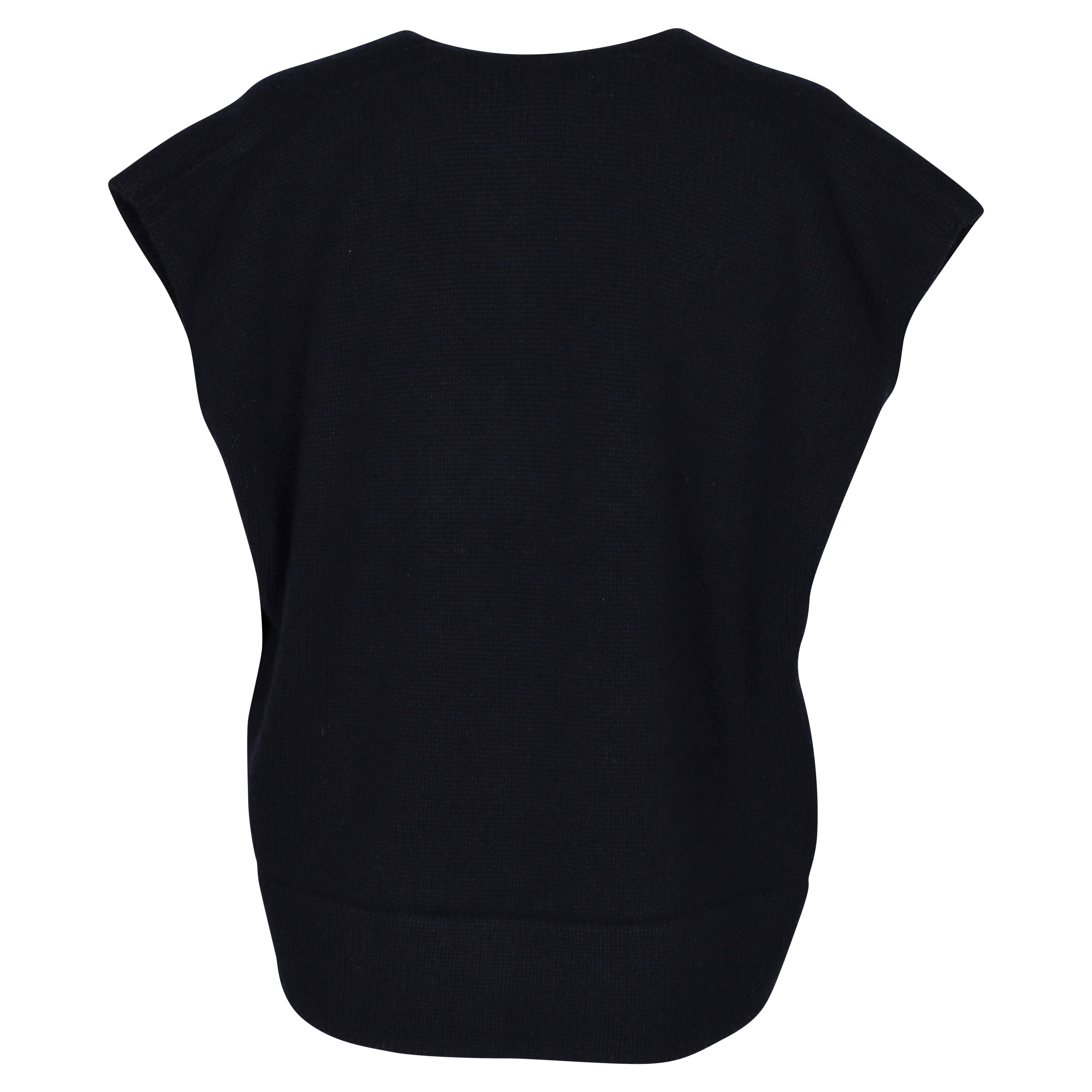 Extreme Cashmere Cardigan N°228 East Short in Navy