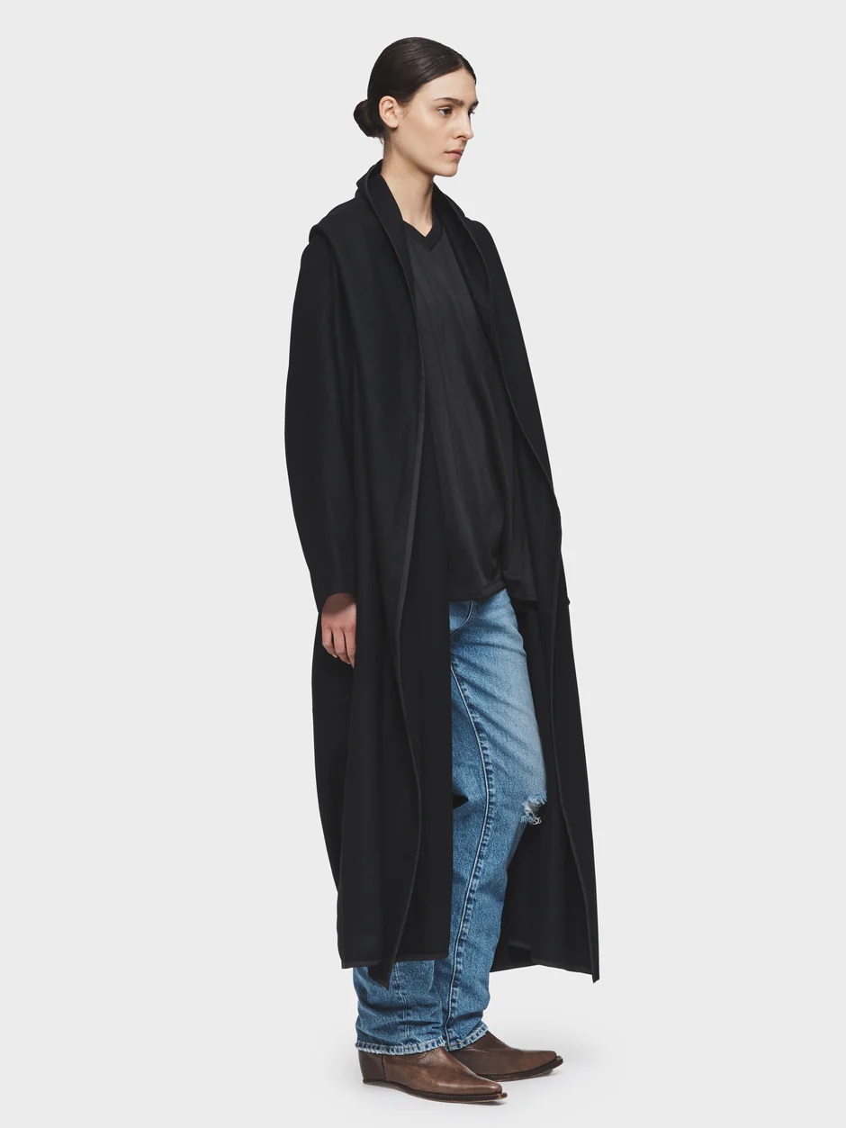 6397 Blanket Coat in Black XS/S