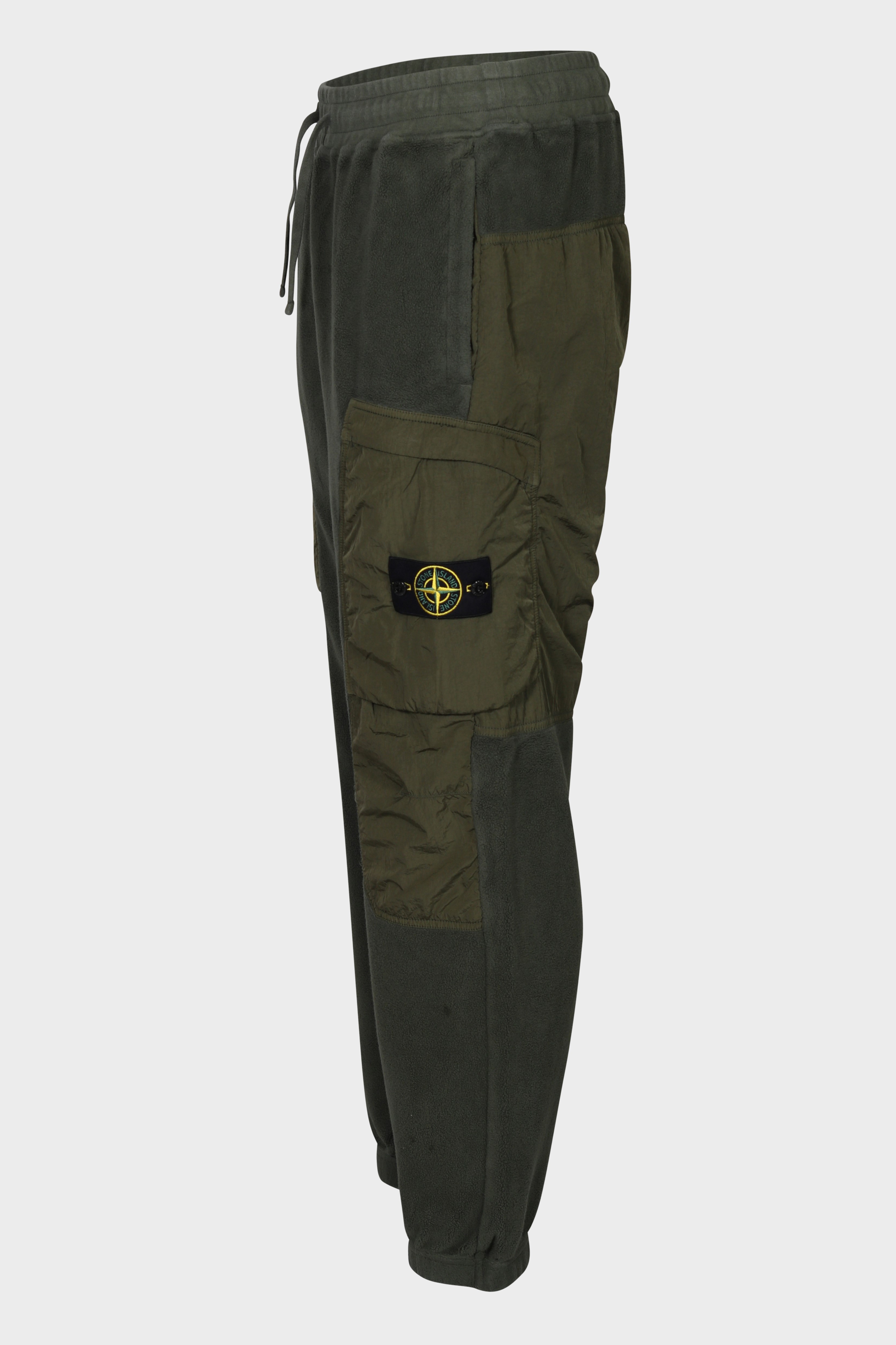 STONE ISLAND Fleece Joggpant in Olive 2XL