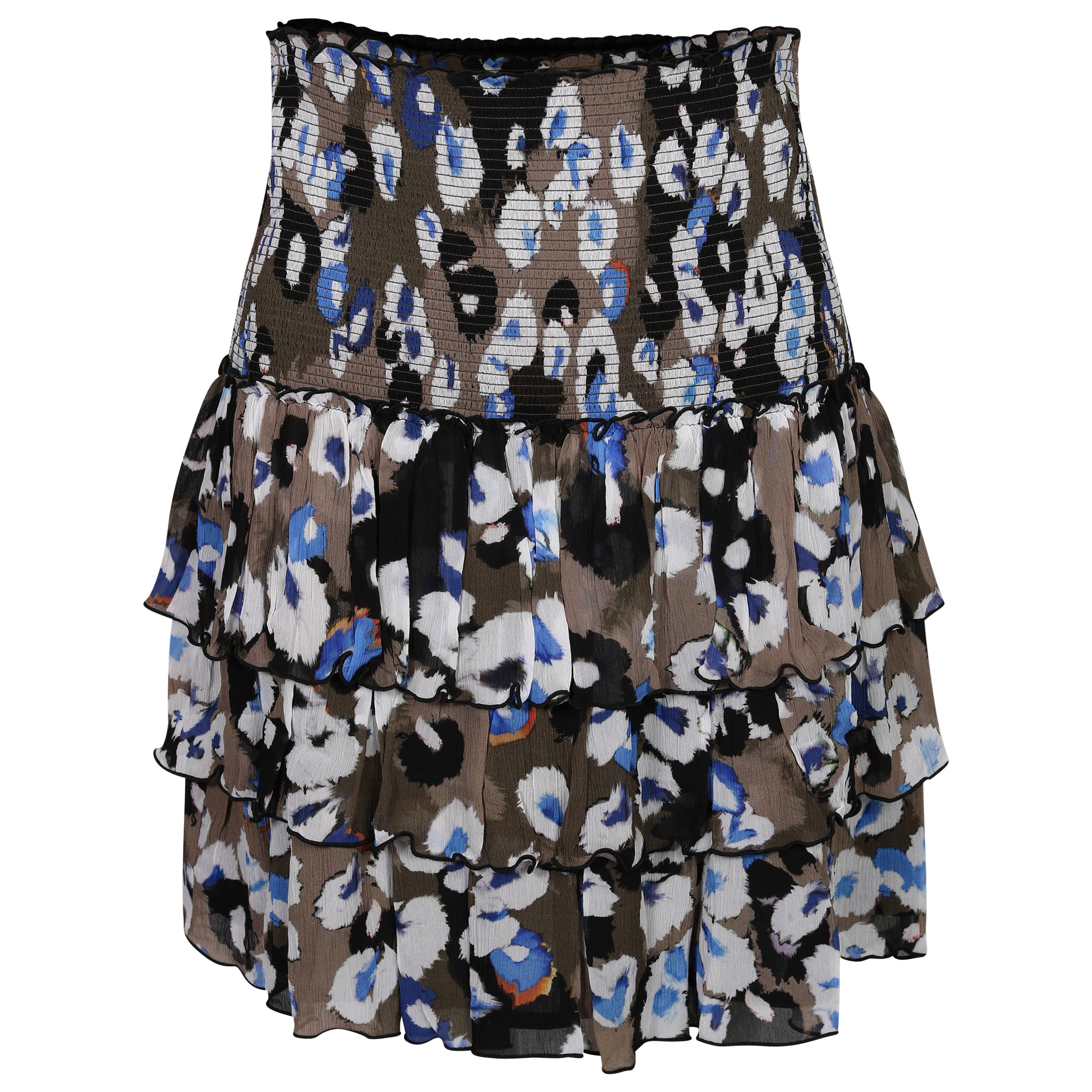 Lala Berlin Skirt Sylvana Liquid Leo Blue