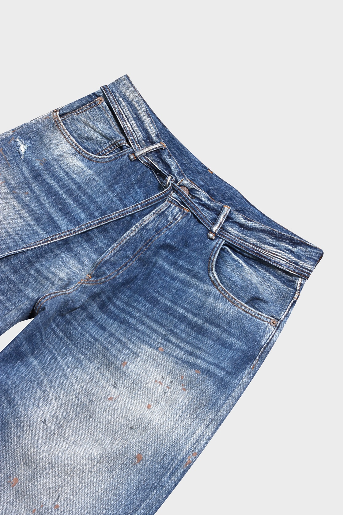 ACNE STUDIOS 1991 Toj Jeans in Mid Blue Trafalger