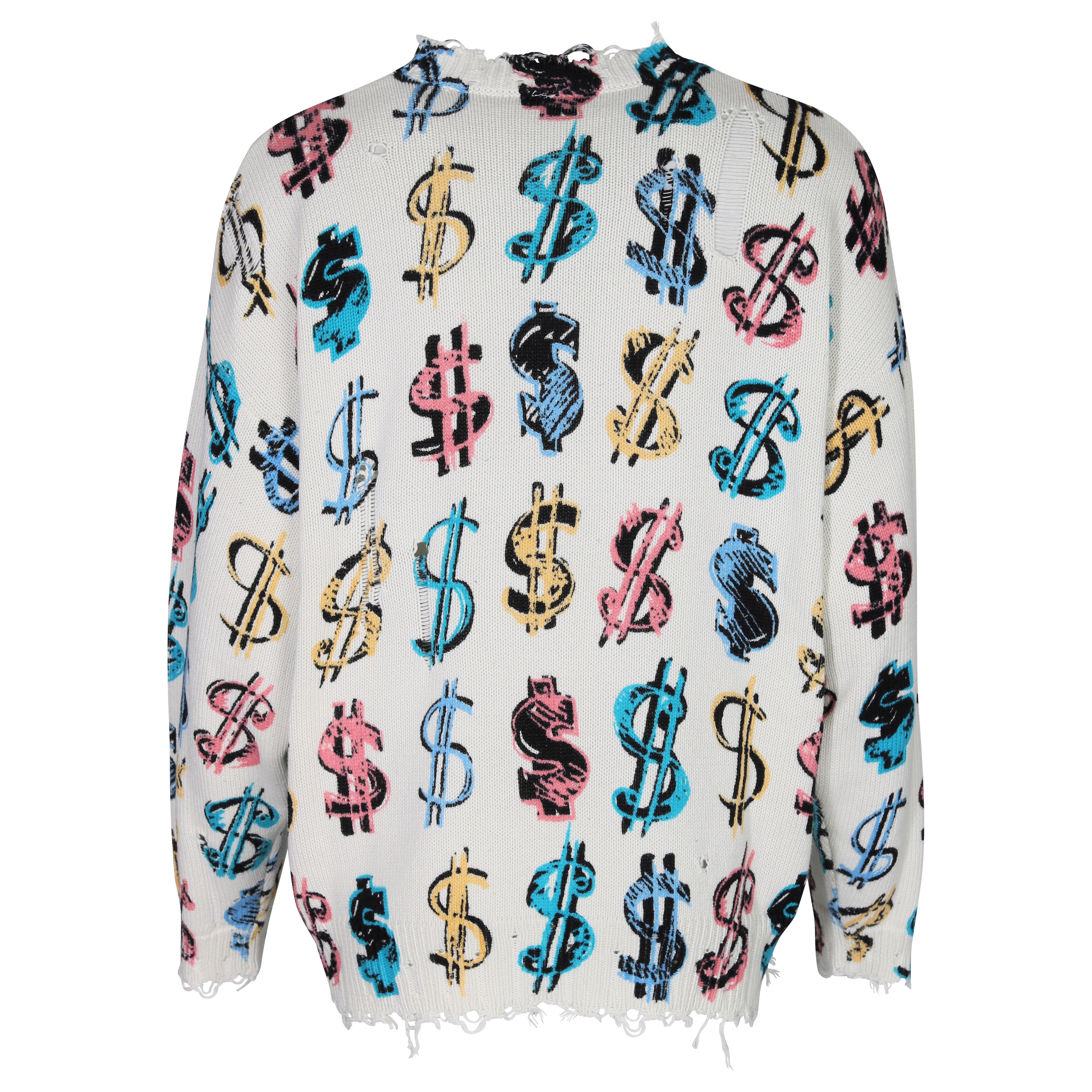 R13 Dollar Sign Sweater Multicolour