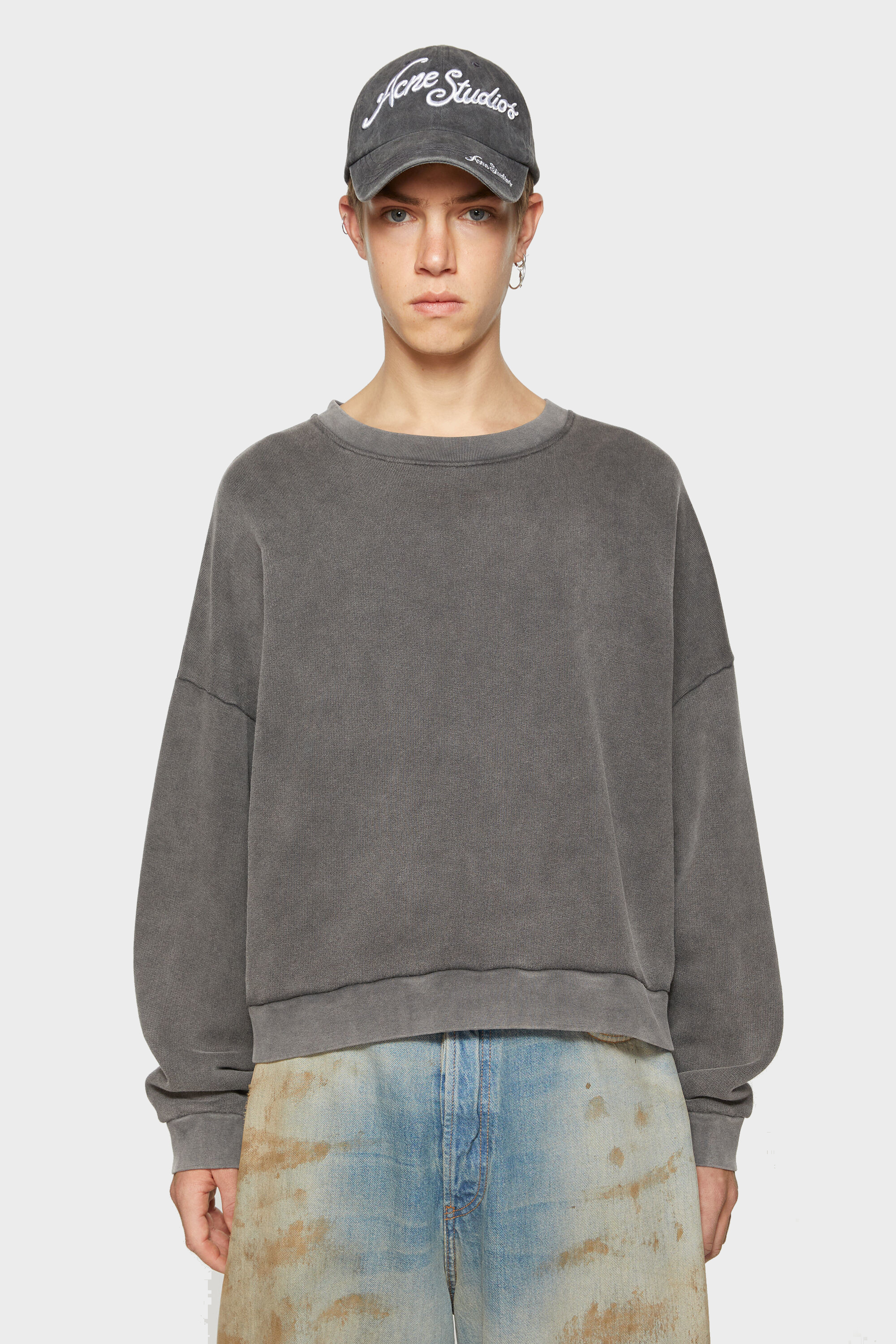 ACNE STUDIOS Vintage Sweatshirt in Faded Black