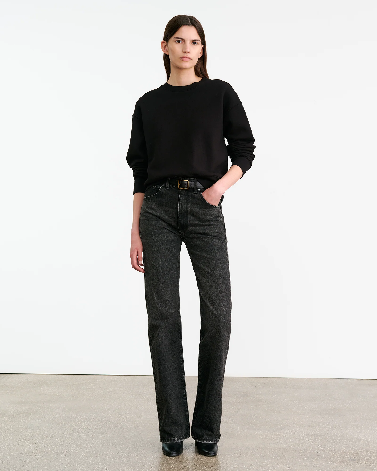 NILI LOTAN Gortana Sweatshirt in Black