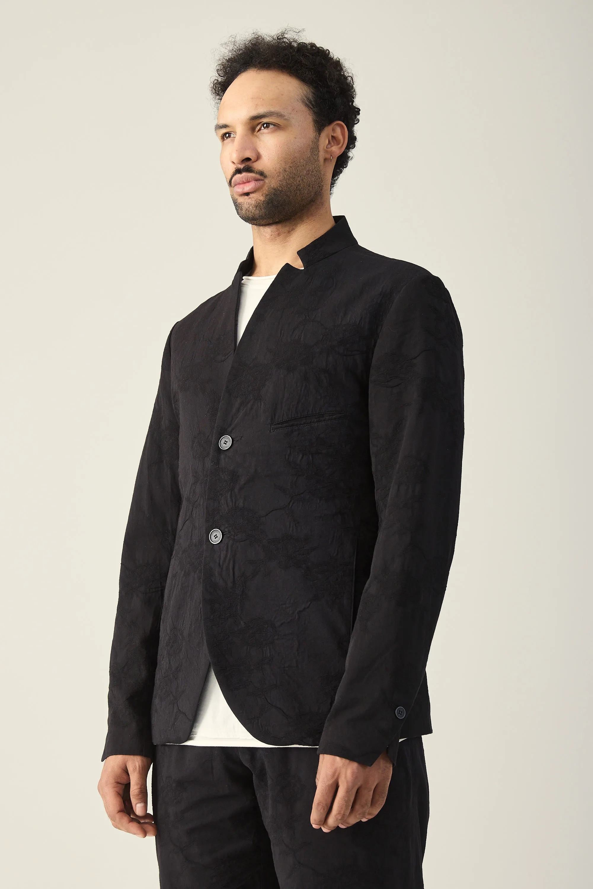 HANNIBAL. Embroidered Linen Blazer Tinus  48