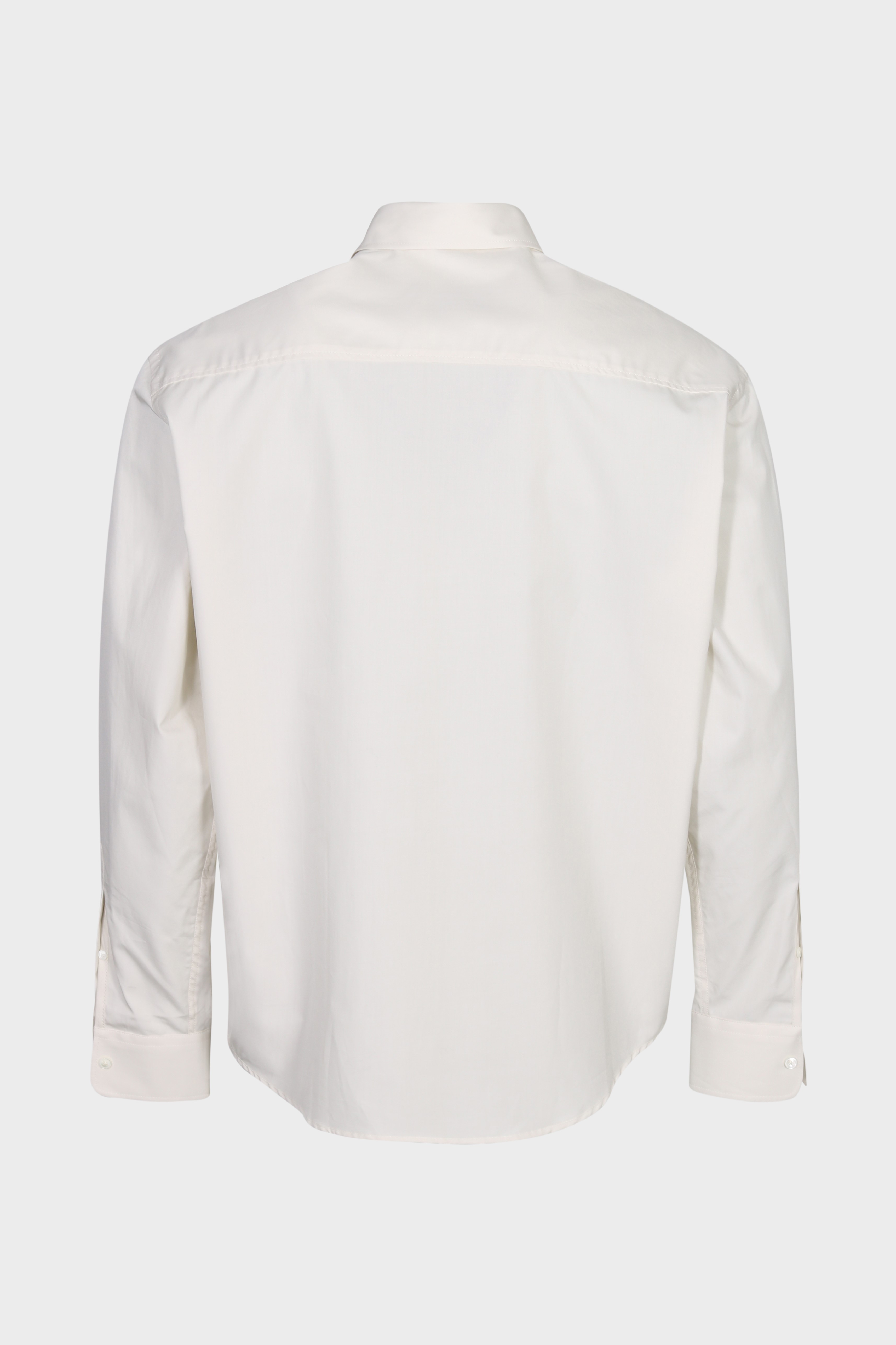 AMI PARIS de Coeur Embossed Boxy Shirt in Ivory