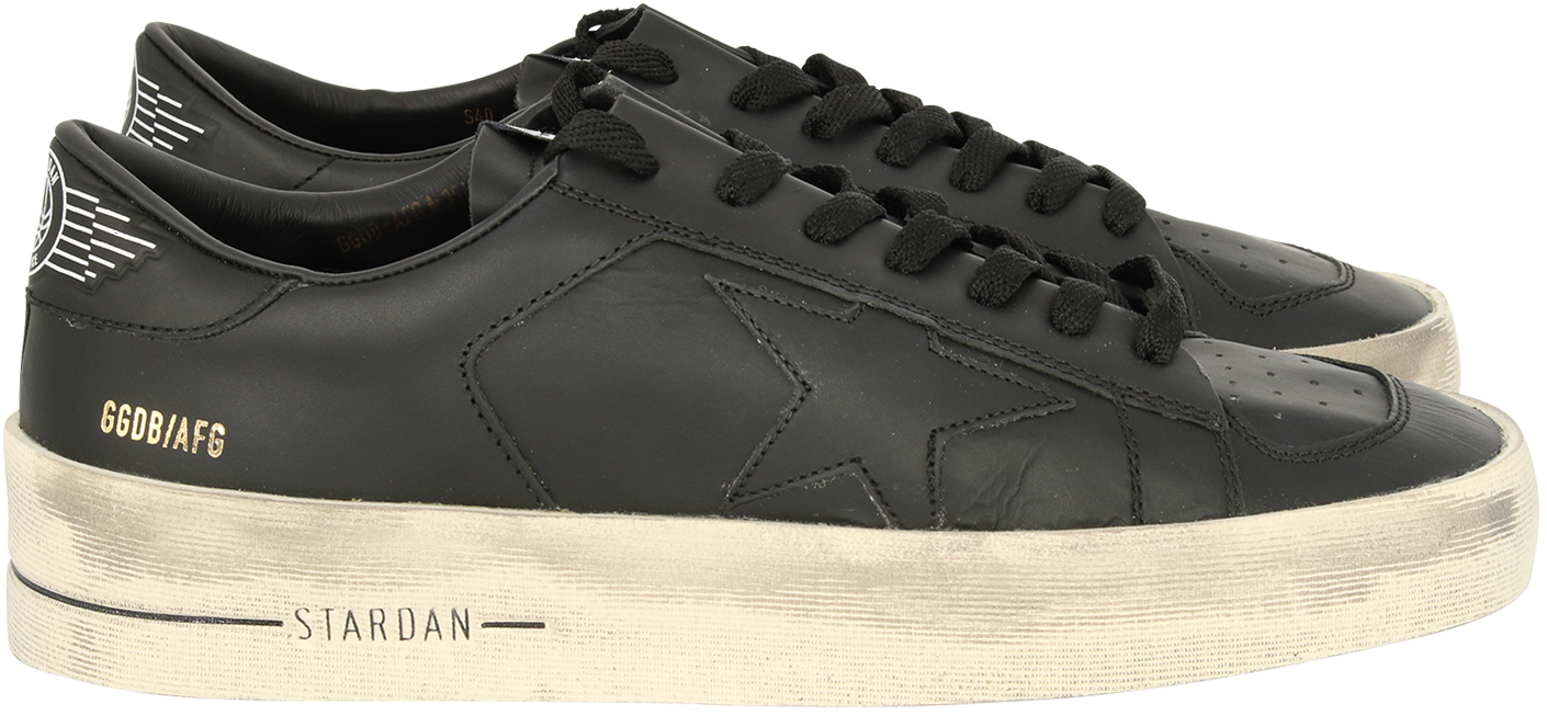 Golden Goose Sneakers Stardan Black Leather