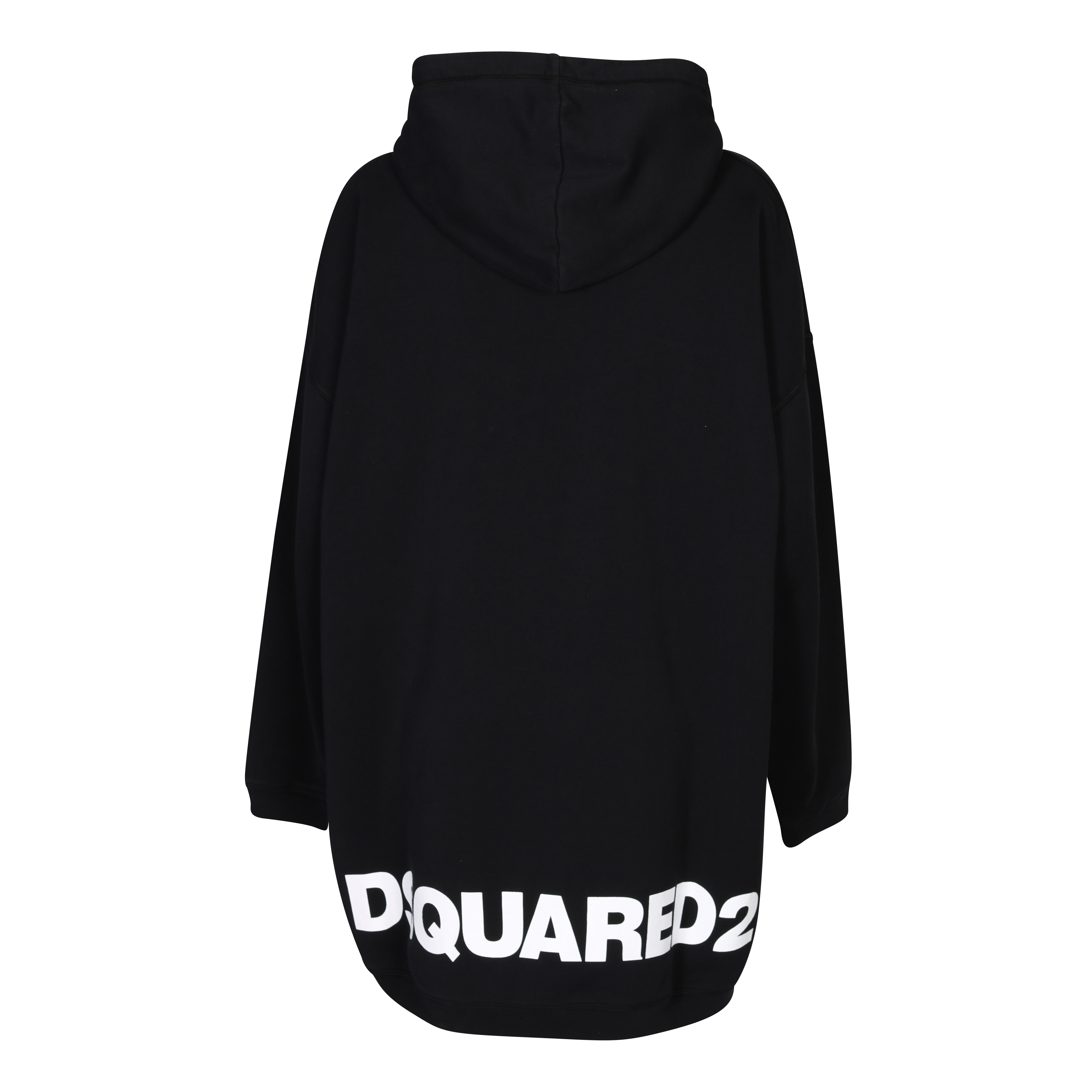 DSQUARED2 Maxi Hoodie in Black S