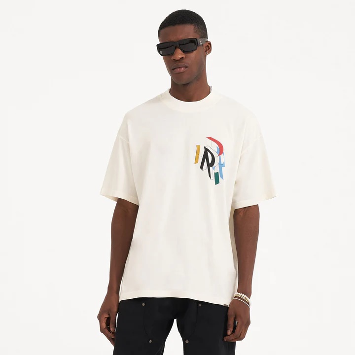 REPRESENT Initial Assembly T-Shirt in Flat White XXL