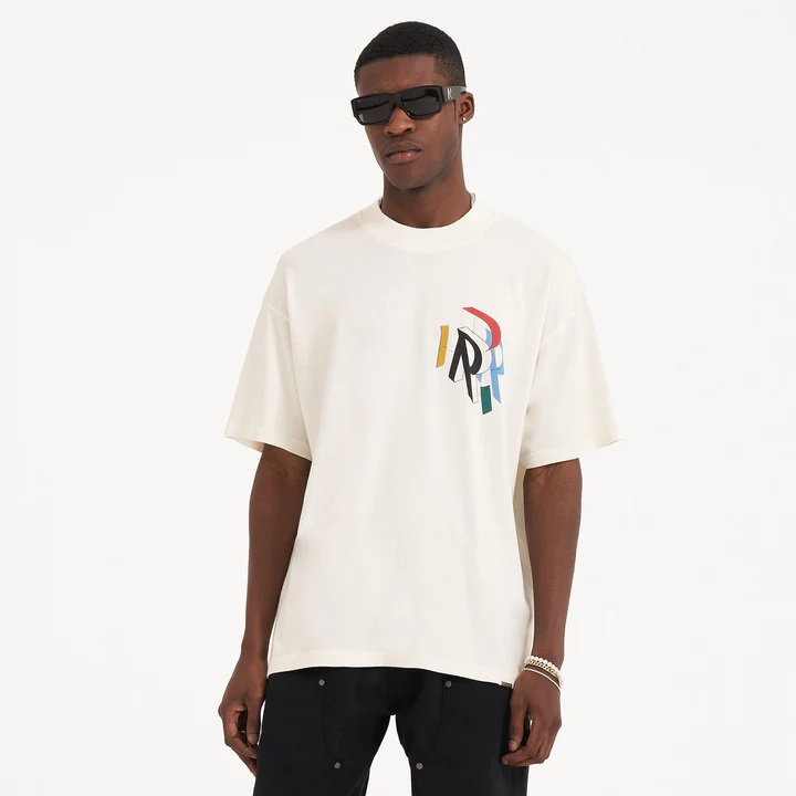 REPRESENT Initial Assembly T-Shirt in Flat White M