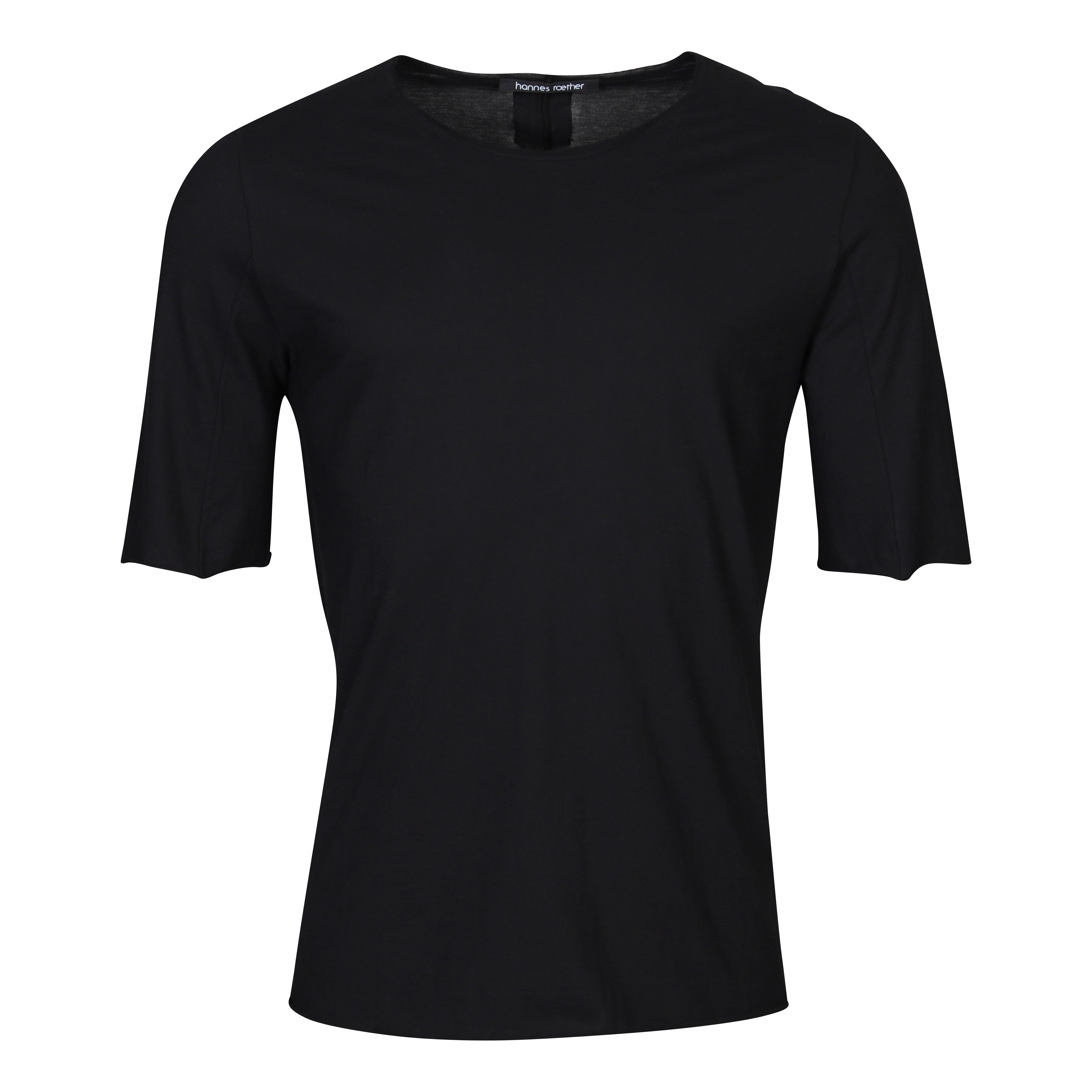 Hannes Roether Crewneck T-Shirt in Black L
