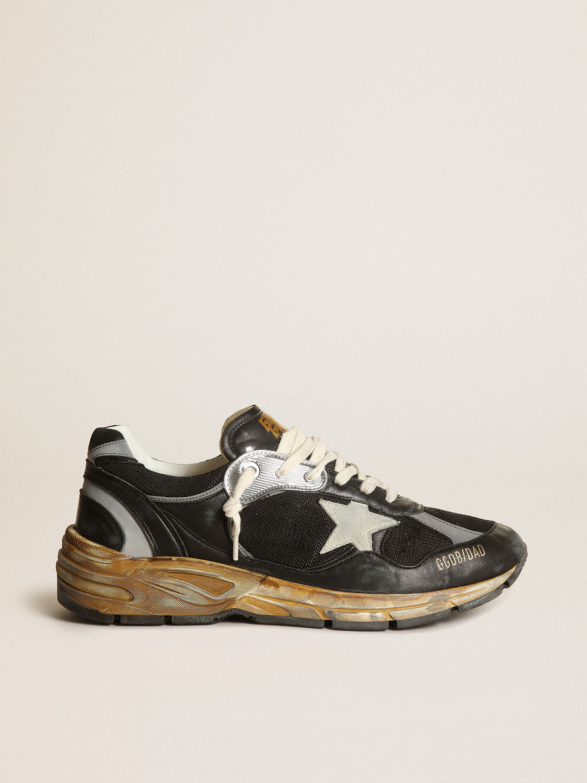 Golden Goose Sneaker Running Dad Star Black/Silver/Ice 40