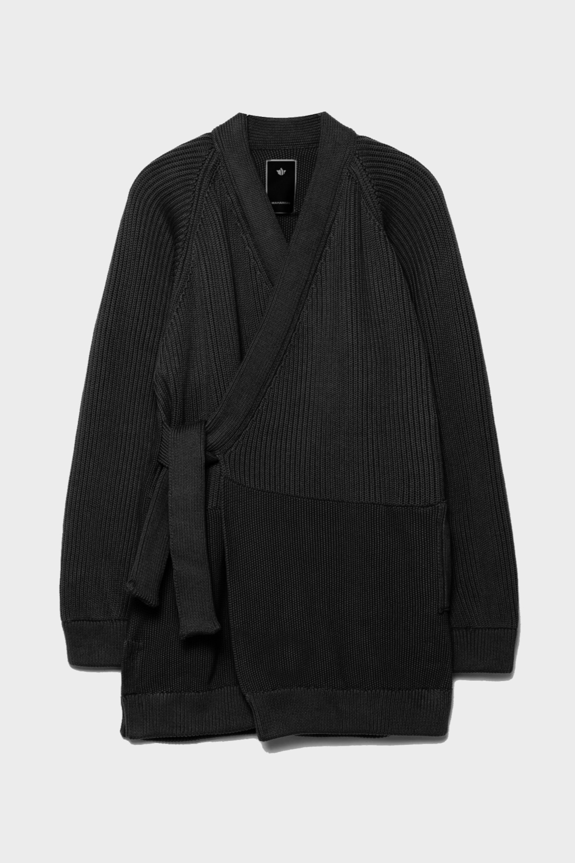 MAHARISHI 1461 Knitted Kimono in Black