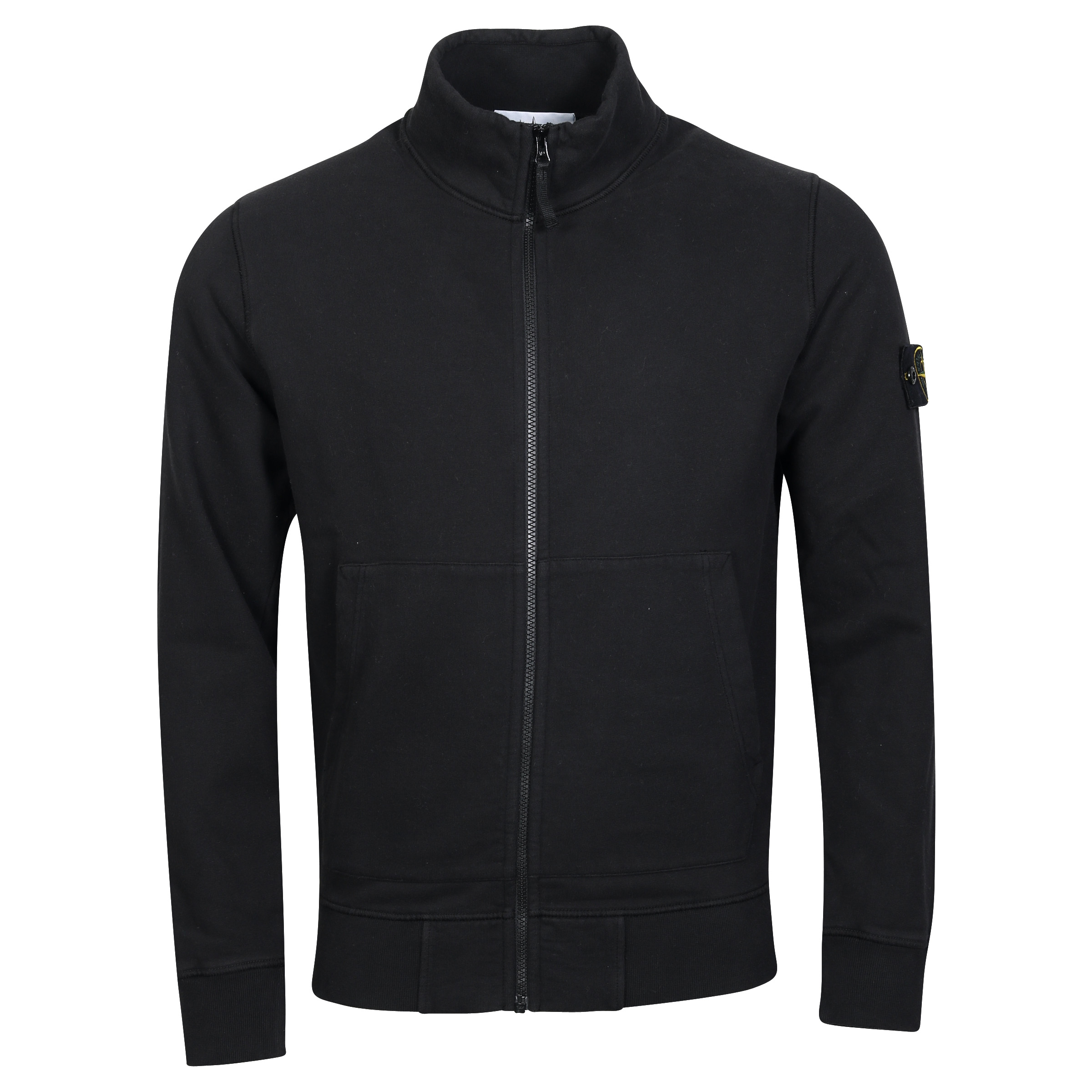 Stone Island Zip Sweatjacket Black