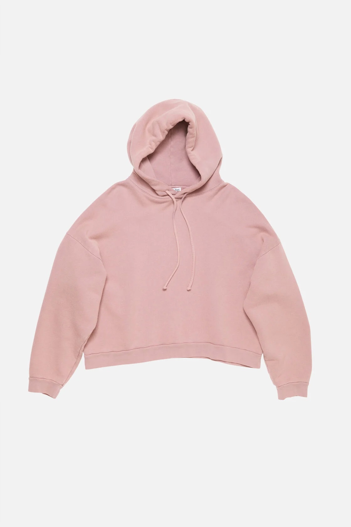 ACNE STUDIOS Oversize Cropped Sweathoodie in Lavender Purple