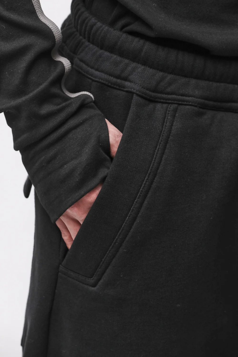 THOM KROM Soft Cotton Sweatpant in Black