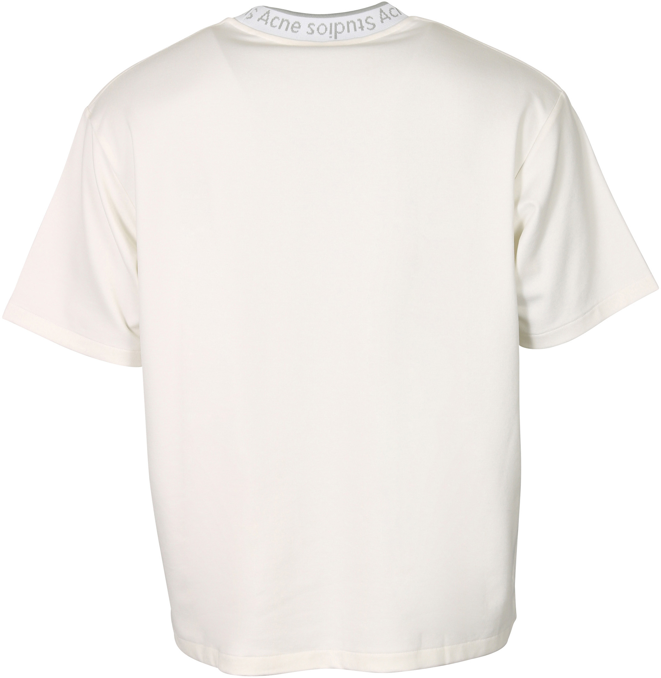 Acne Studios Neck Branded T-Shirt White XXL