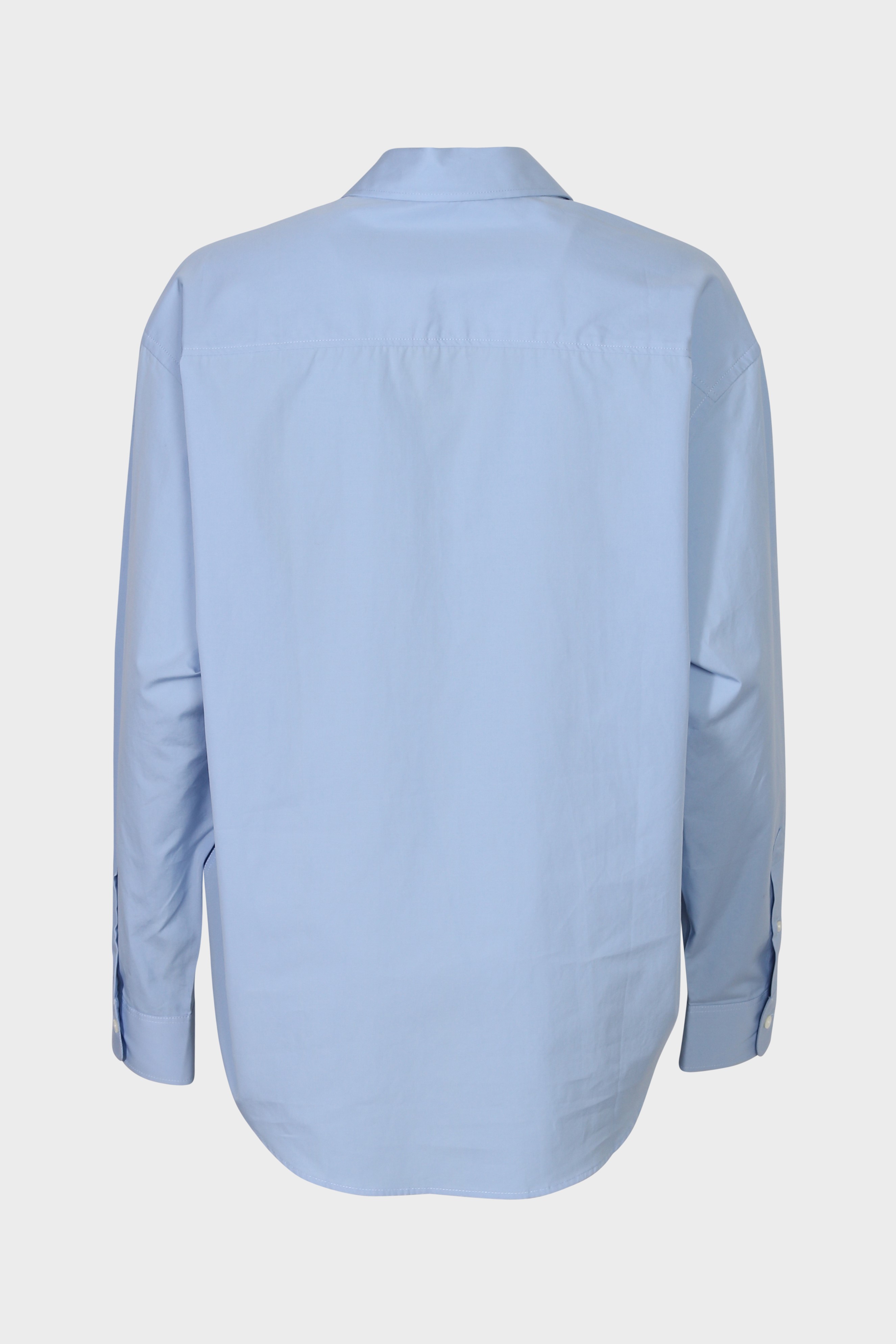 AMI PARIS Chemise Oversize Boxy Fit Shirt in Cashmere Blue