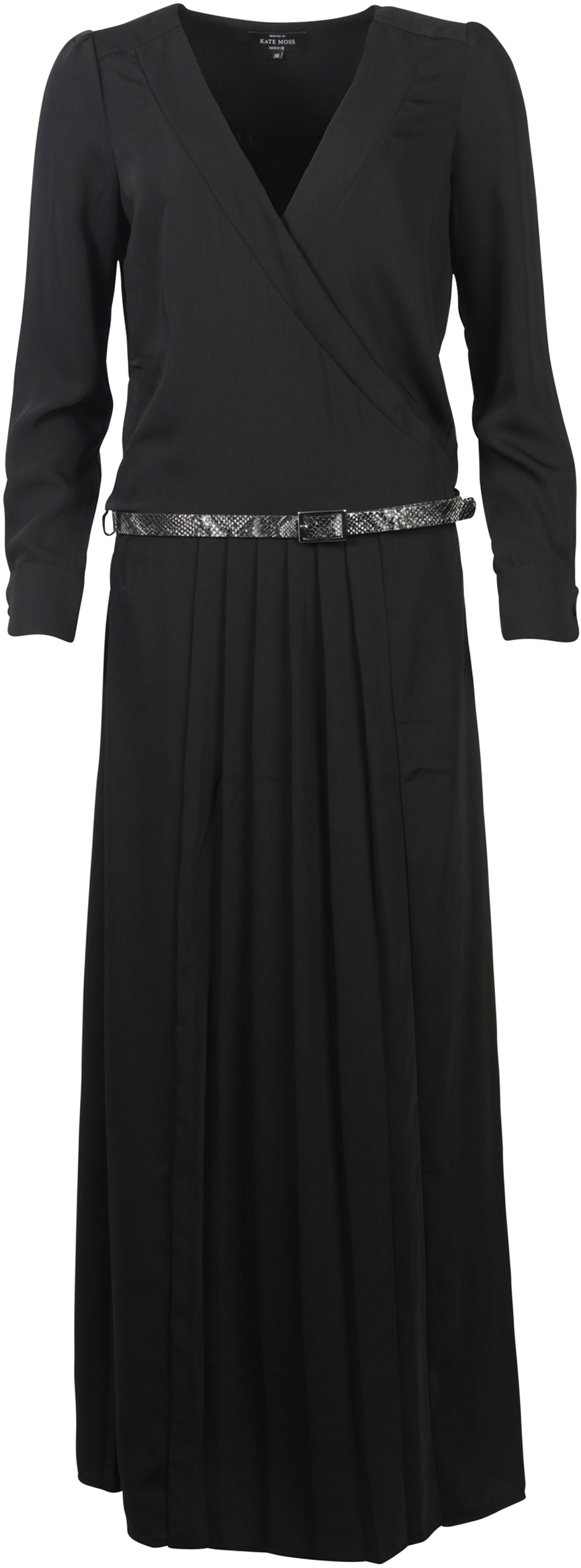 Nikkie Maxi Dress Belted schwarz