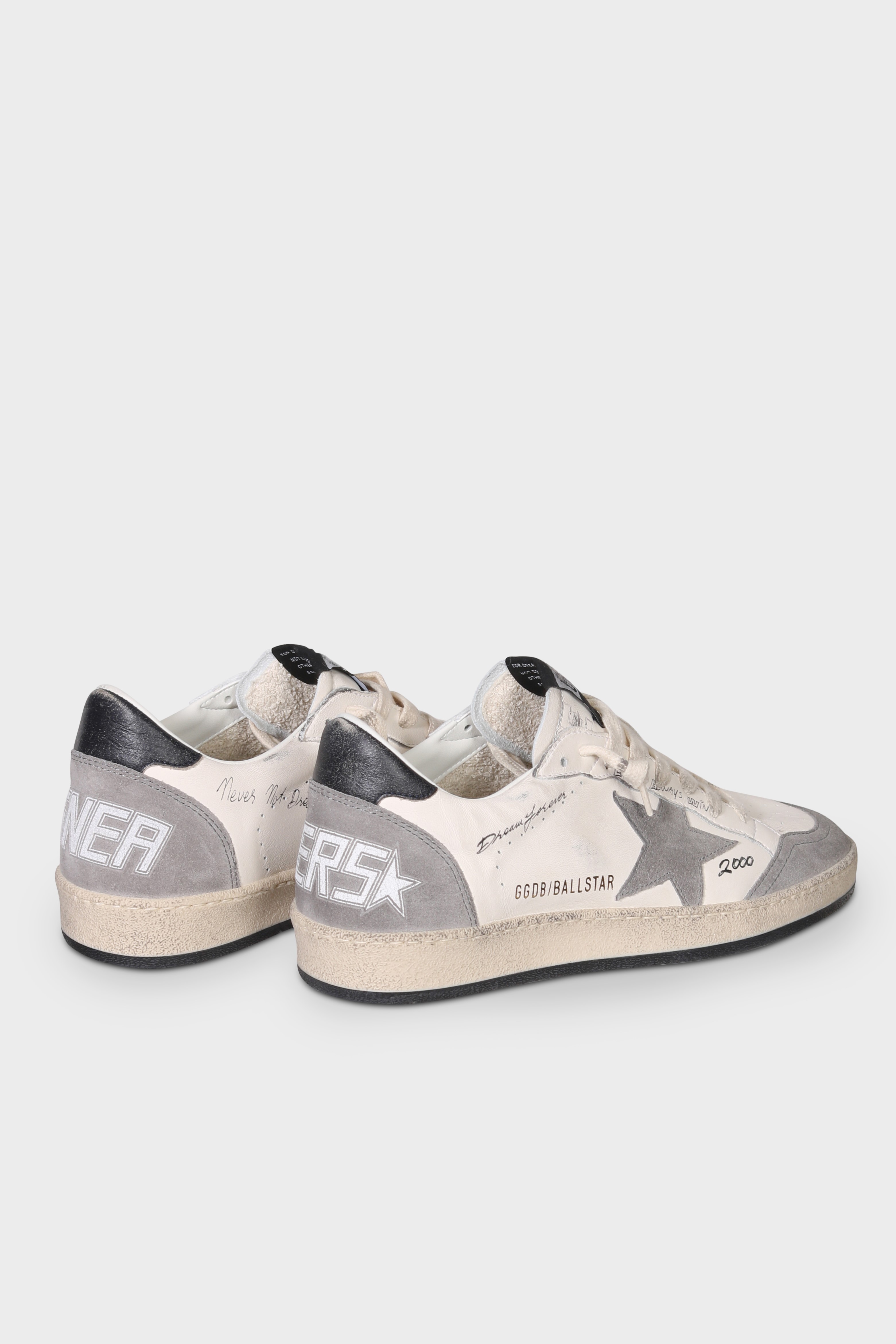 GOLDEN GOOSE Sneaker Ballstar in Off White/Grey/Black 44