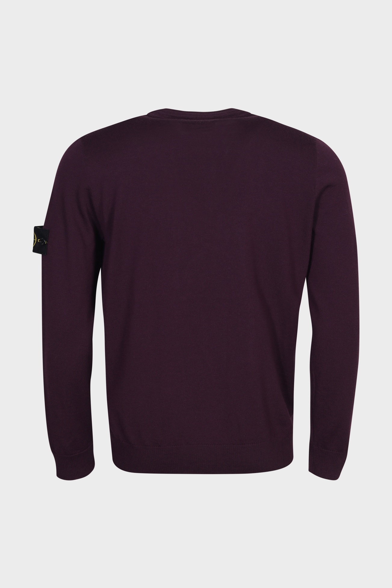 STONE ISLAND Superfine Knit Pullover in Aubergine