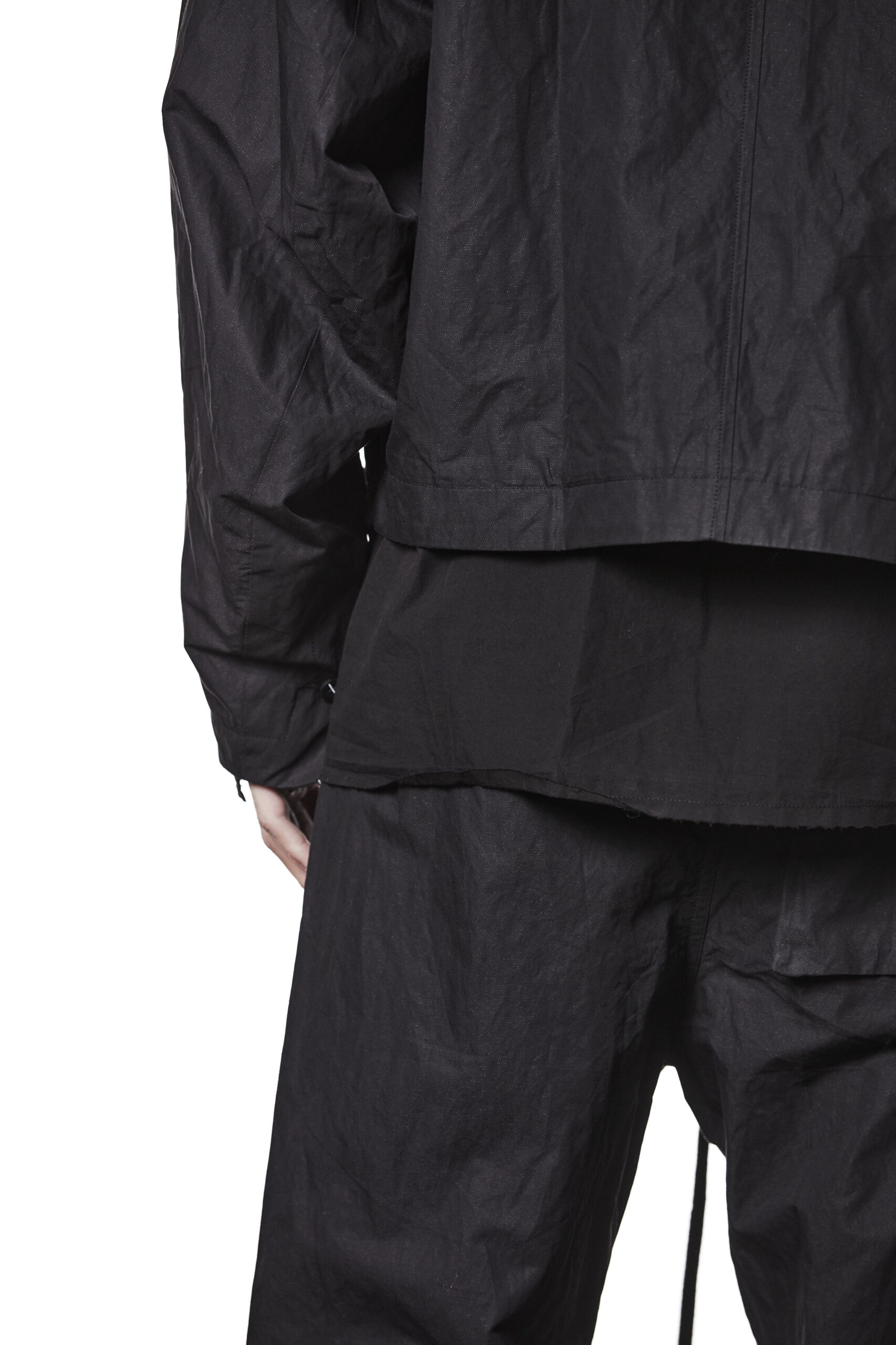 THOM KROM Cotton Suit Jacket in Black