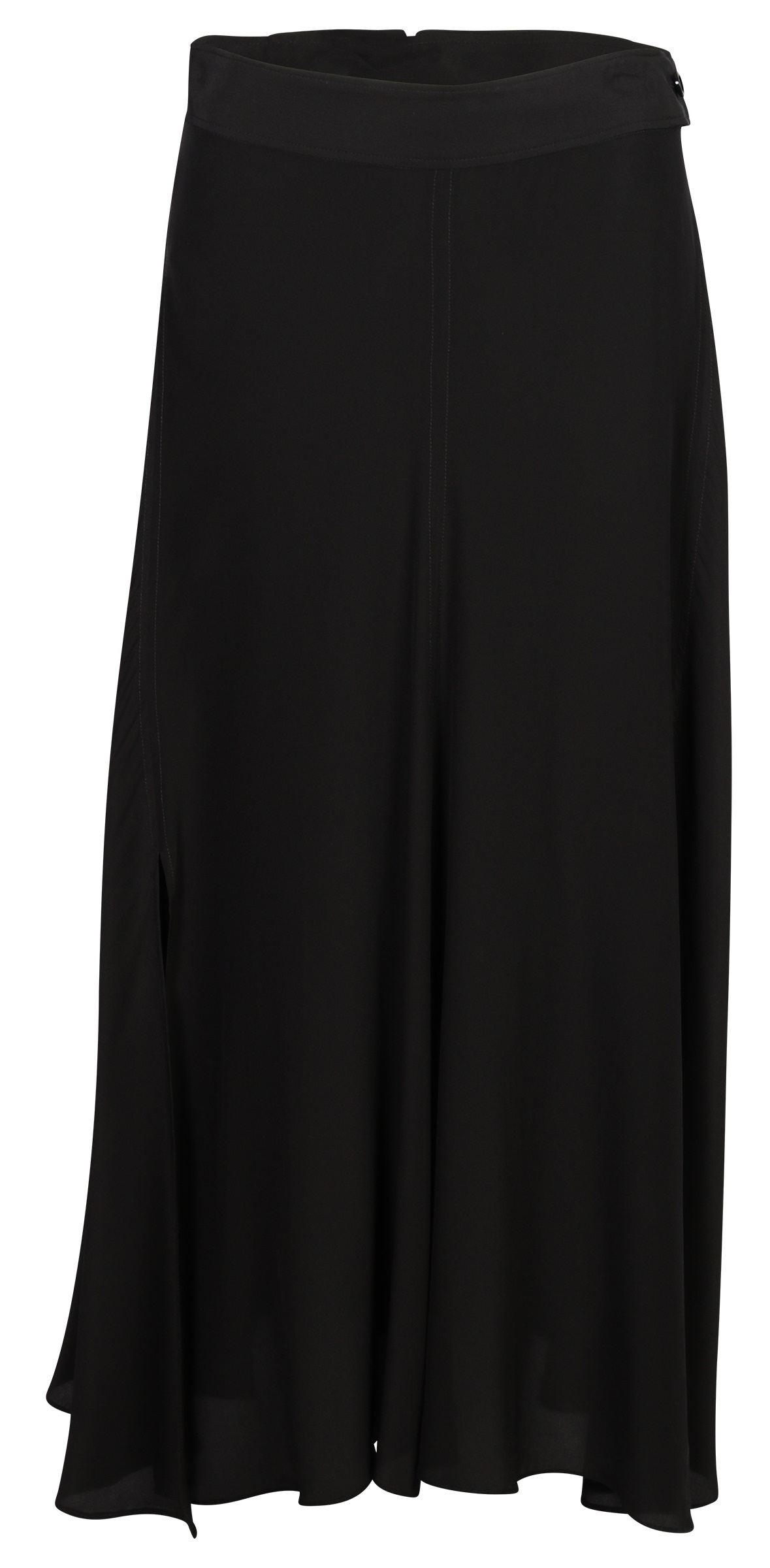 Acne Studios Silk Skirt Izel Crepe Black
