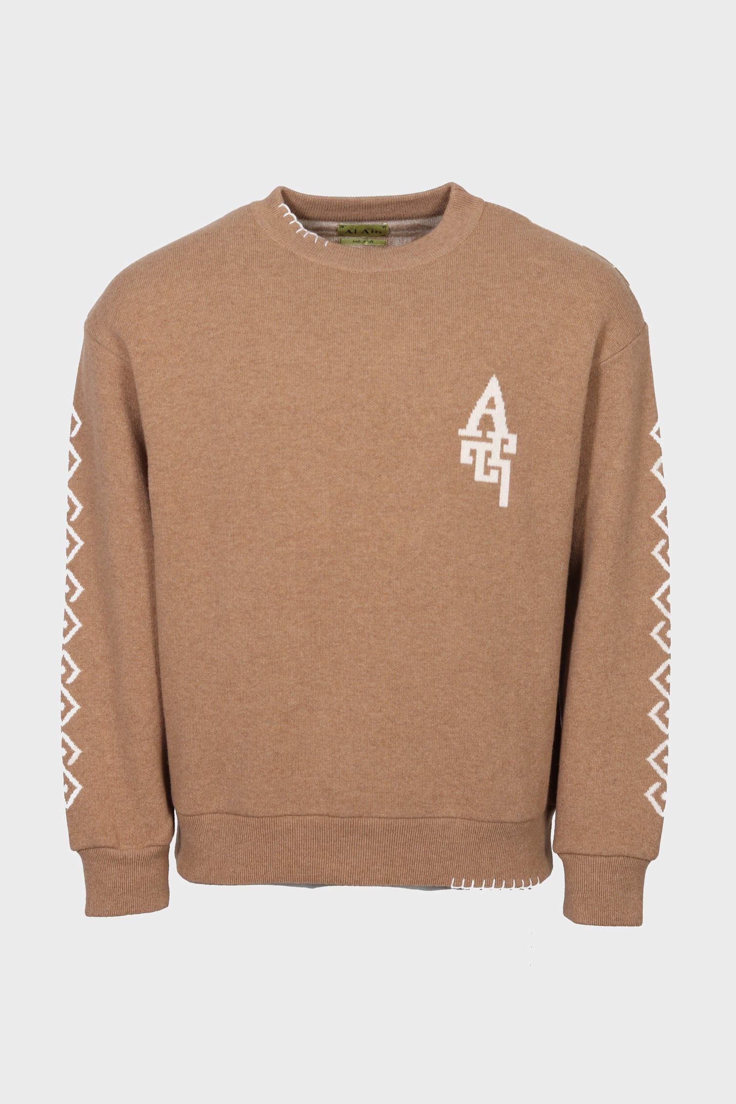 AL AIN Sellerie Knit Sweater in Camel XL