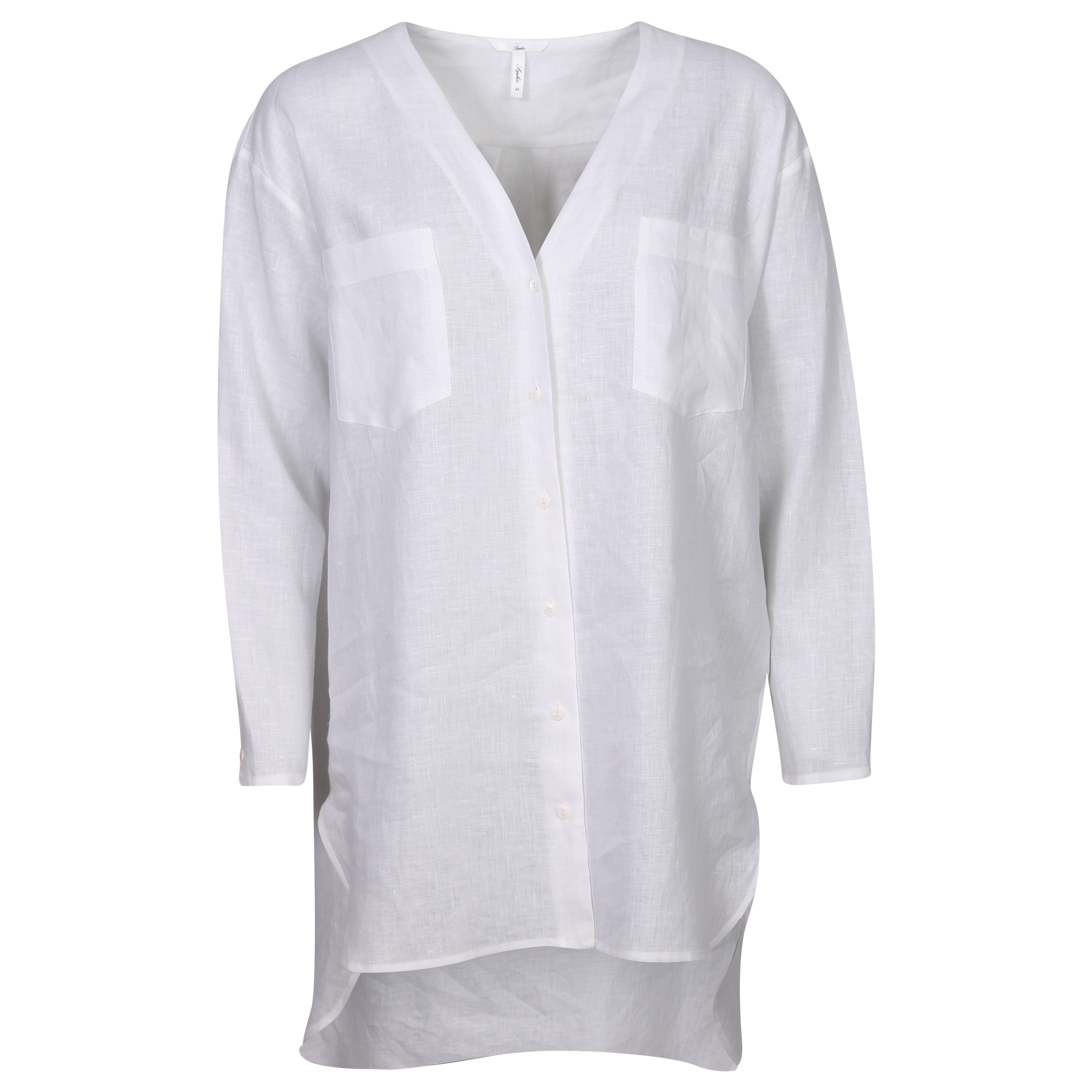 Sophie Cotton Shirt Ope White