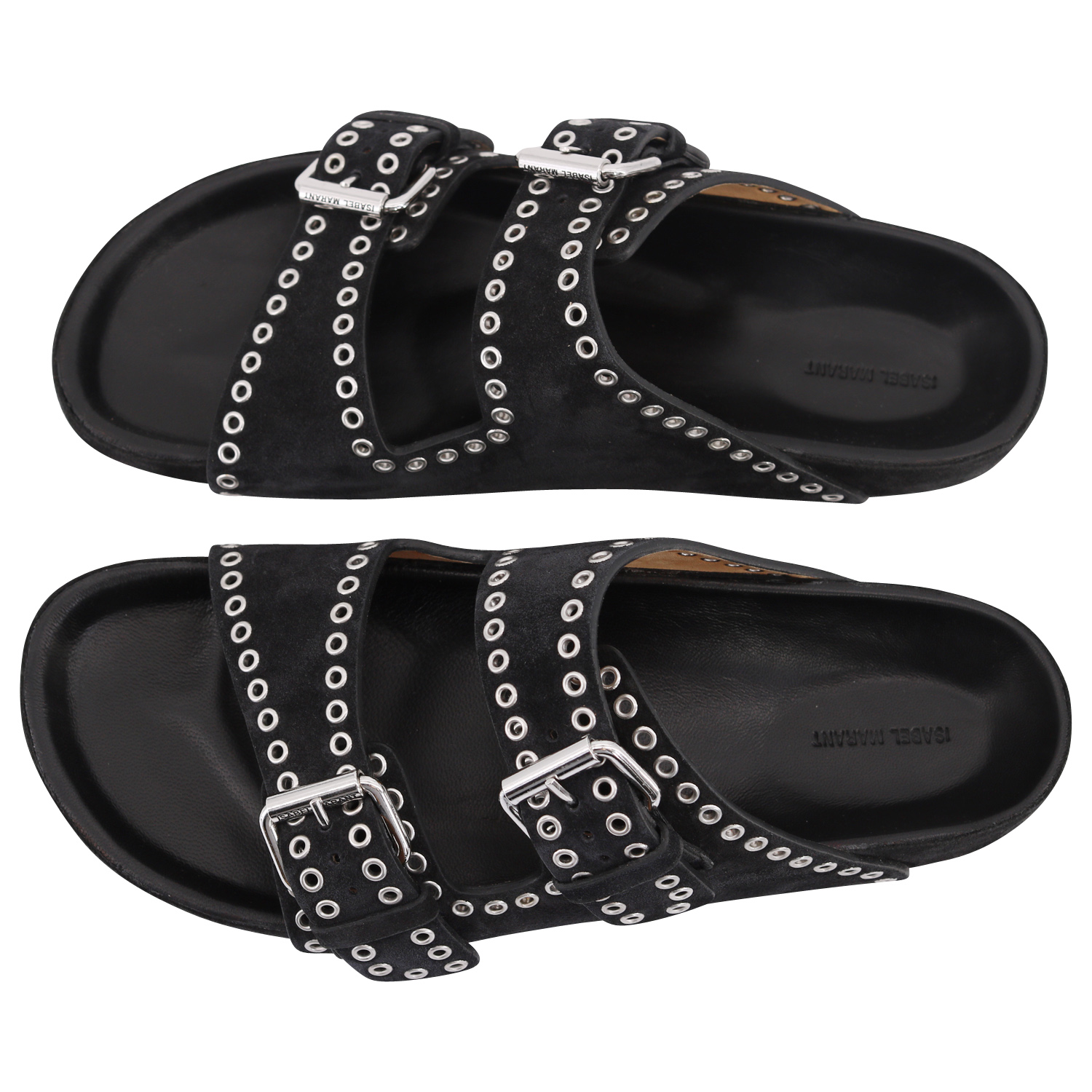 Isabel Marant Sandals Lennyo Faded Black Suede 39