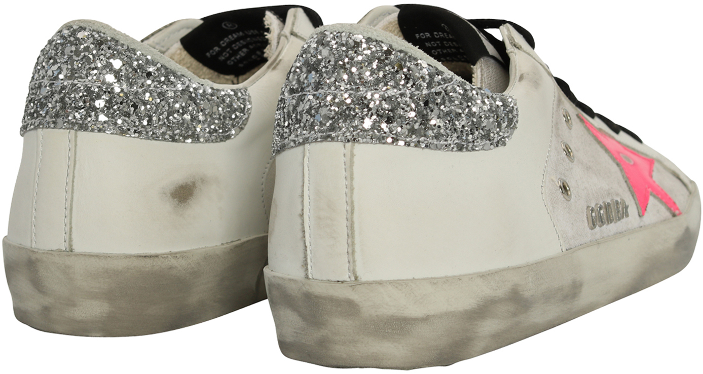 Golden Goose Sneaker Superstar White/Pink Star