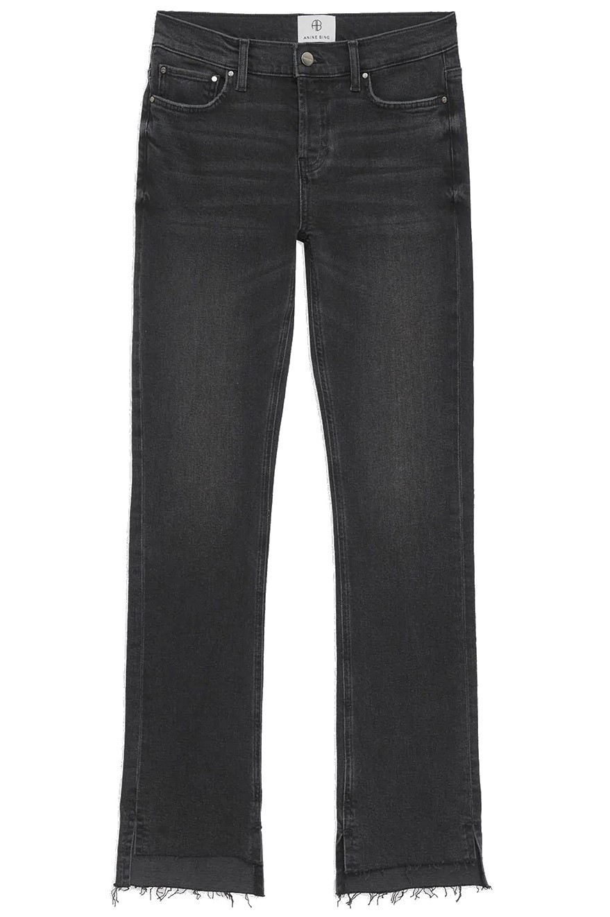 Anine Bing Tristen Jeans in Stoned Black 28