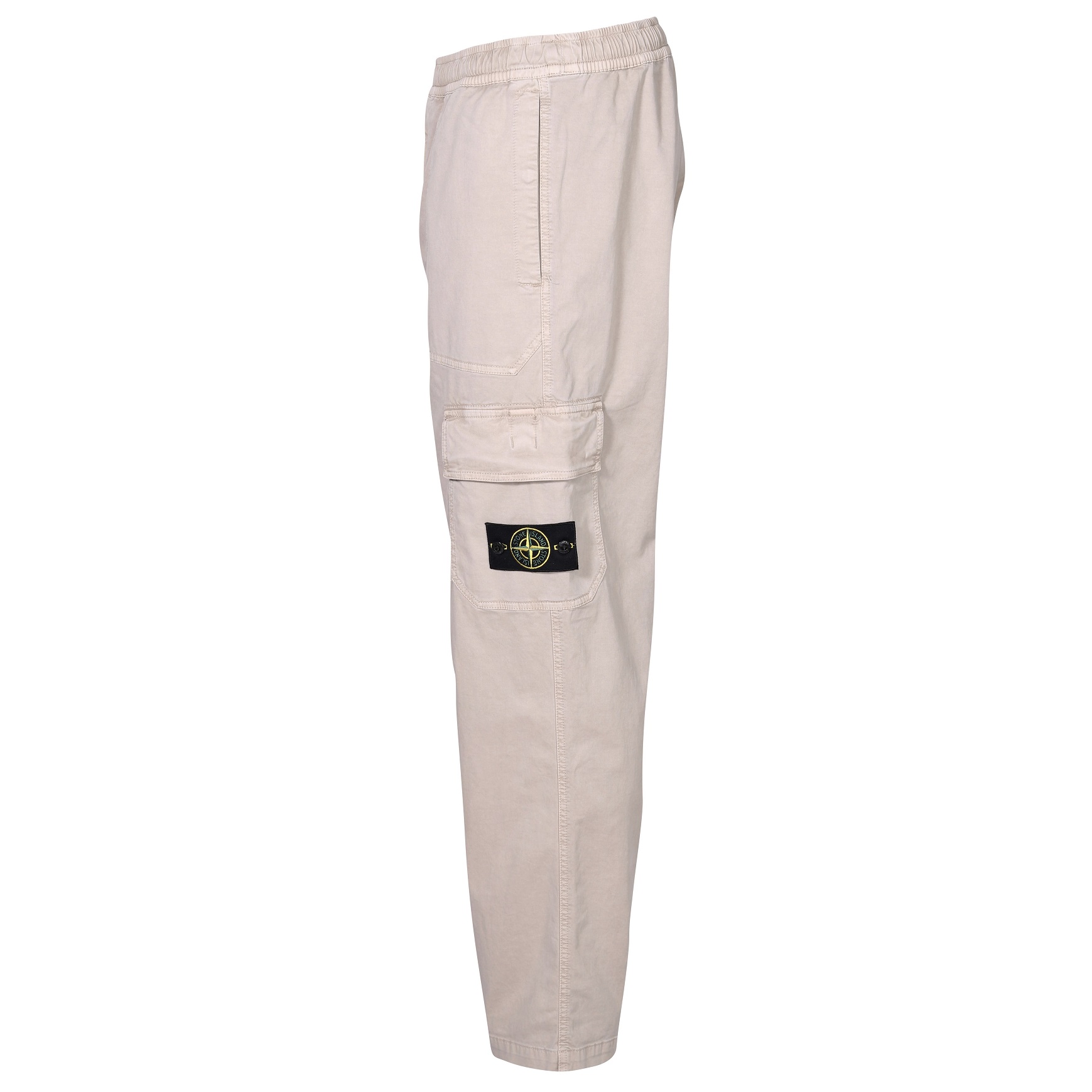 STONE ISLAND Loose Cargo Pant in Washed Dove Grey 29