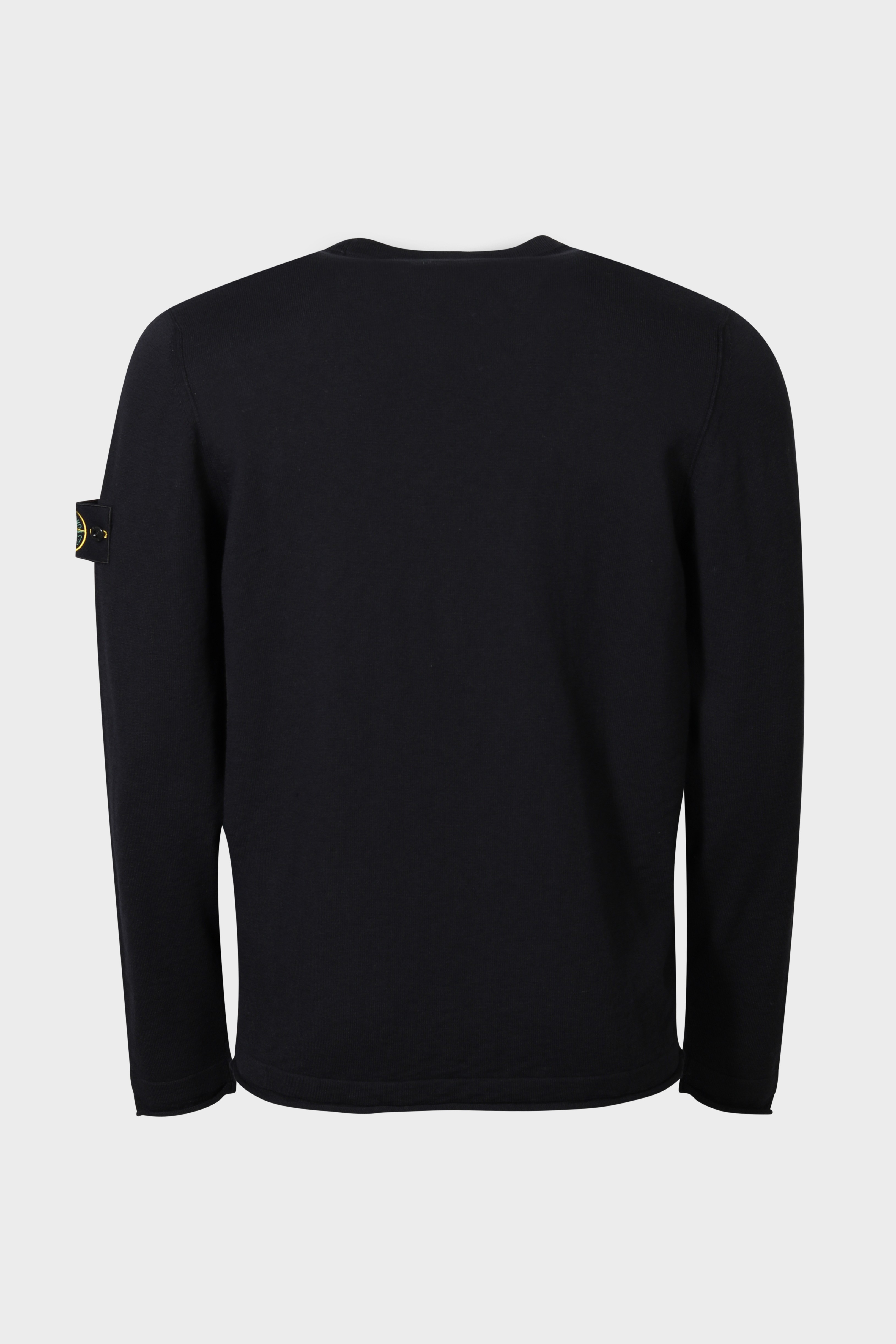 STONE ISLAND Summer Knit Pullover in Black