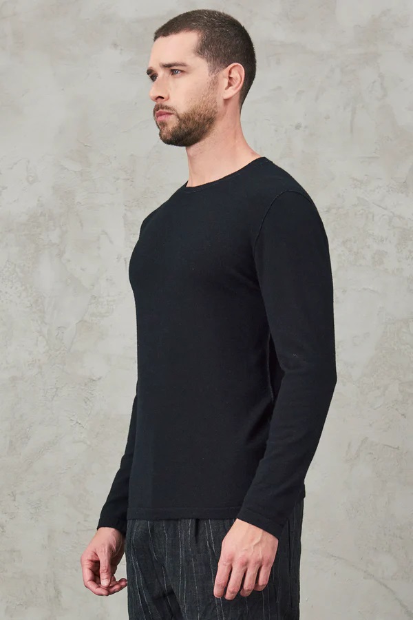 TRANSIT UOMO Knit Pullover in Black