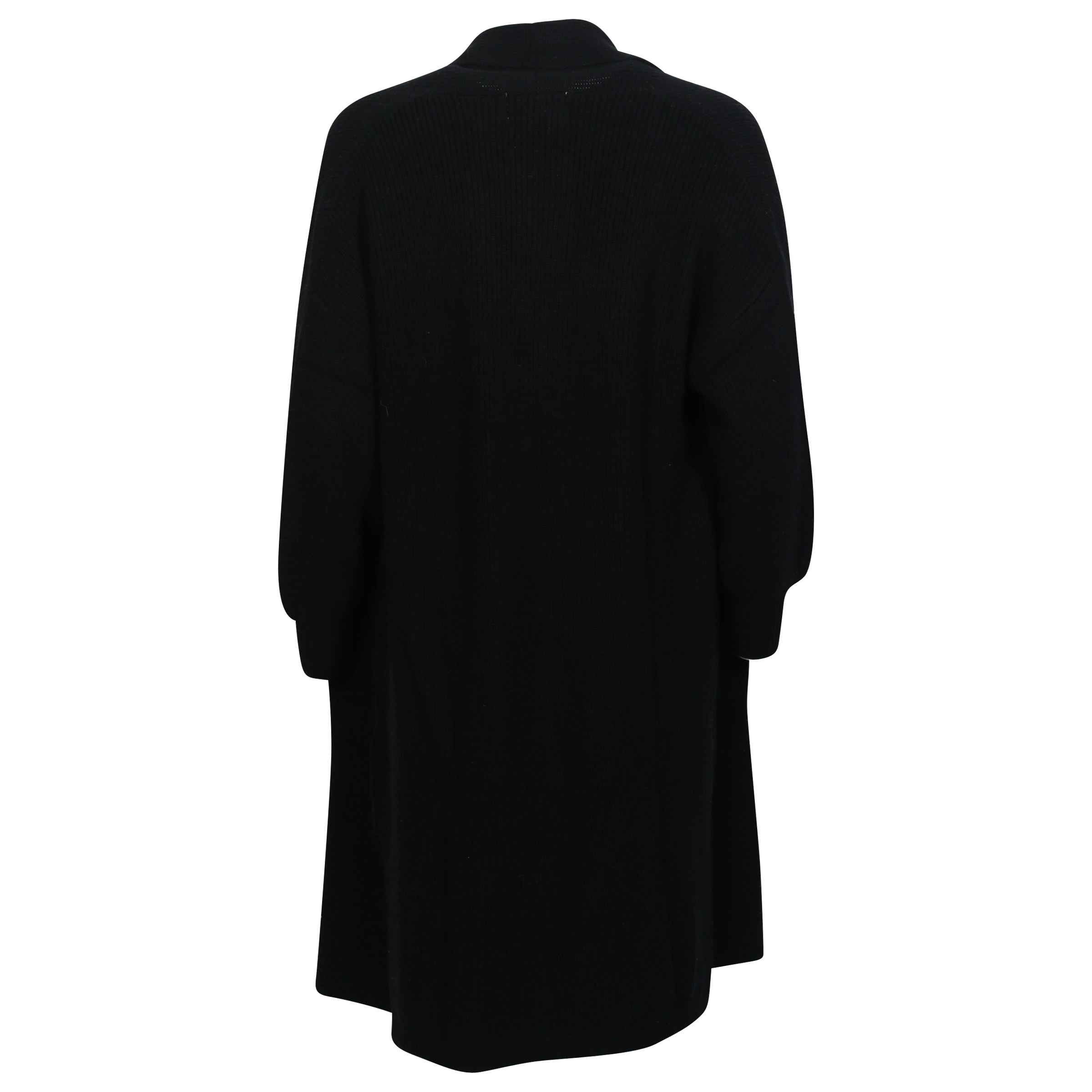 Flona Cashmere Rib Cardigan in Black S