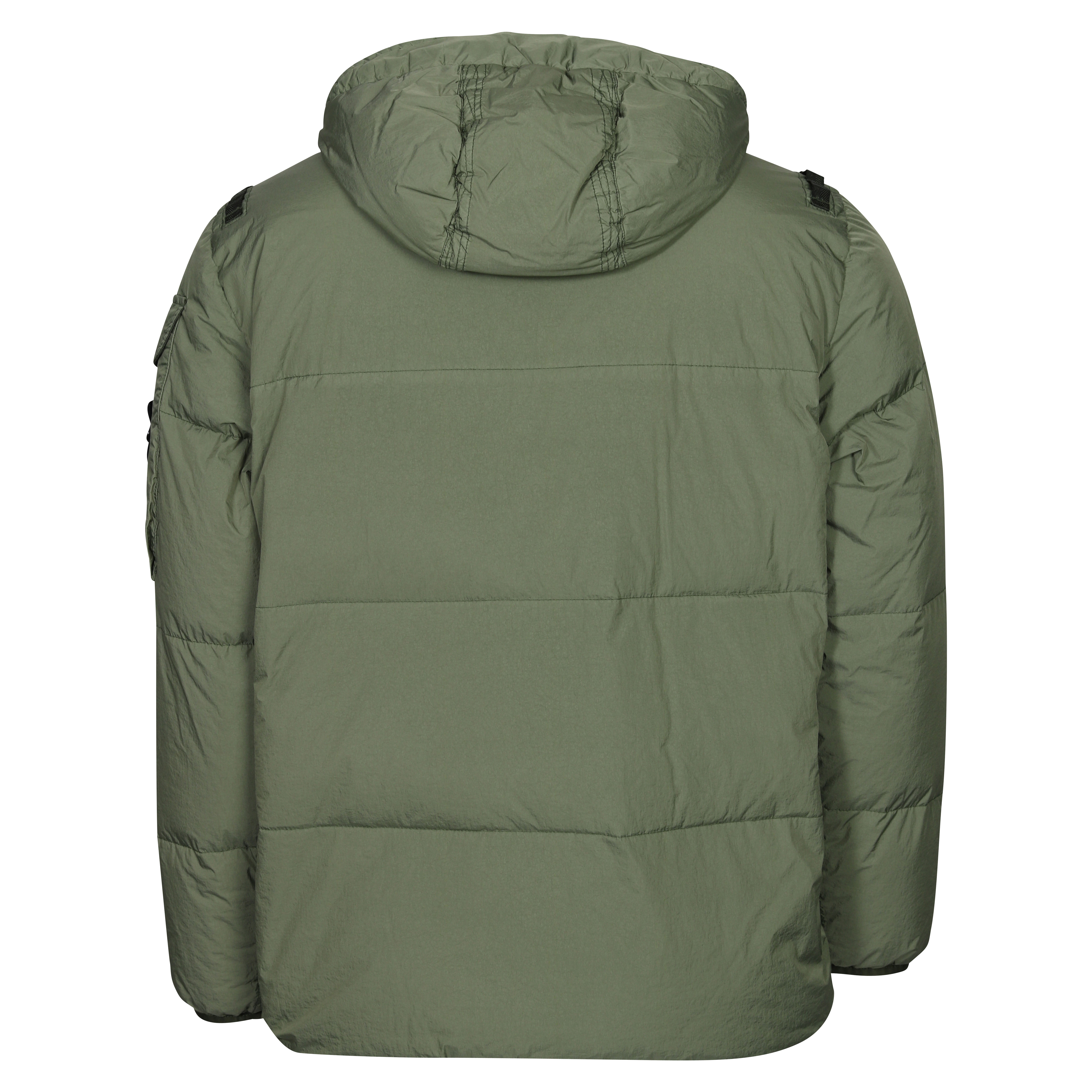 Stone Island Garment Dyed Crincle Reps Ny Down Jacket in Olive