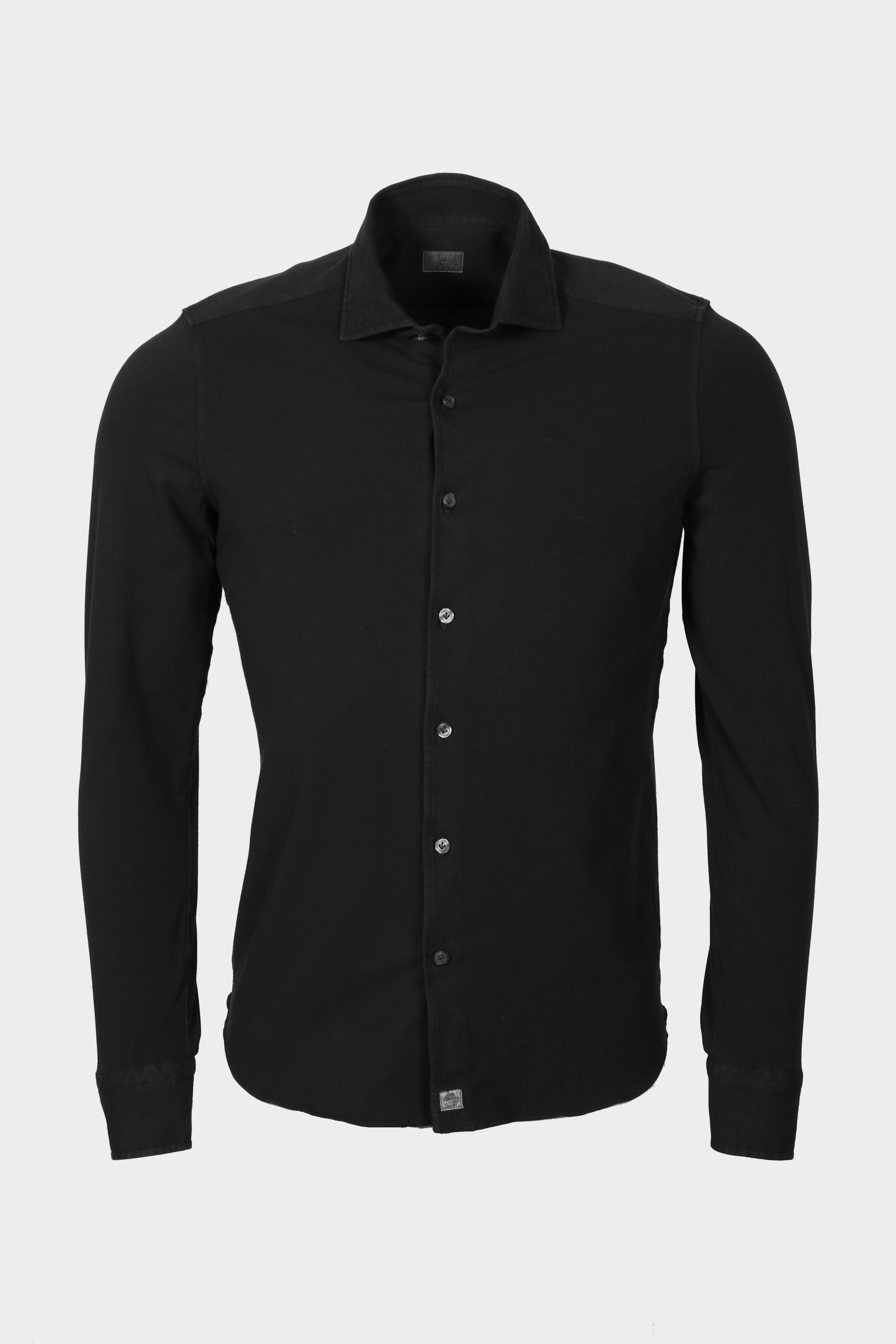 SONRISA Washed Jersey Shirt in Black