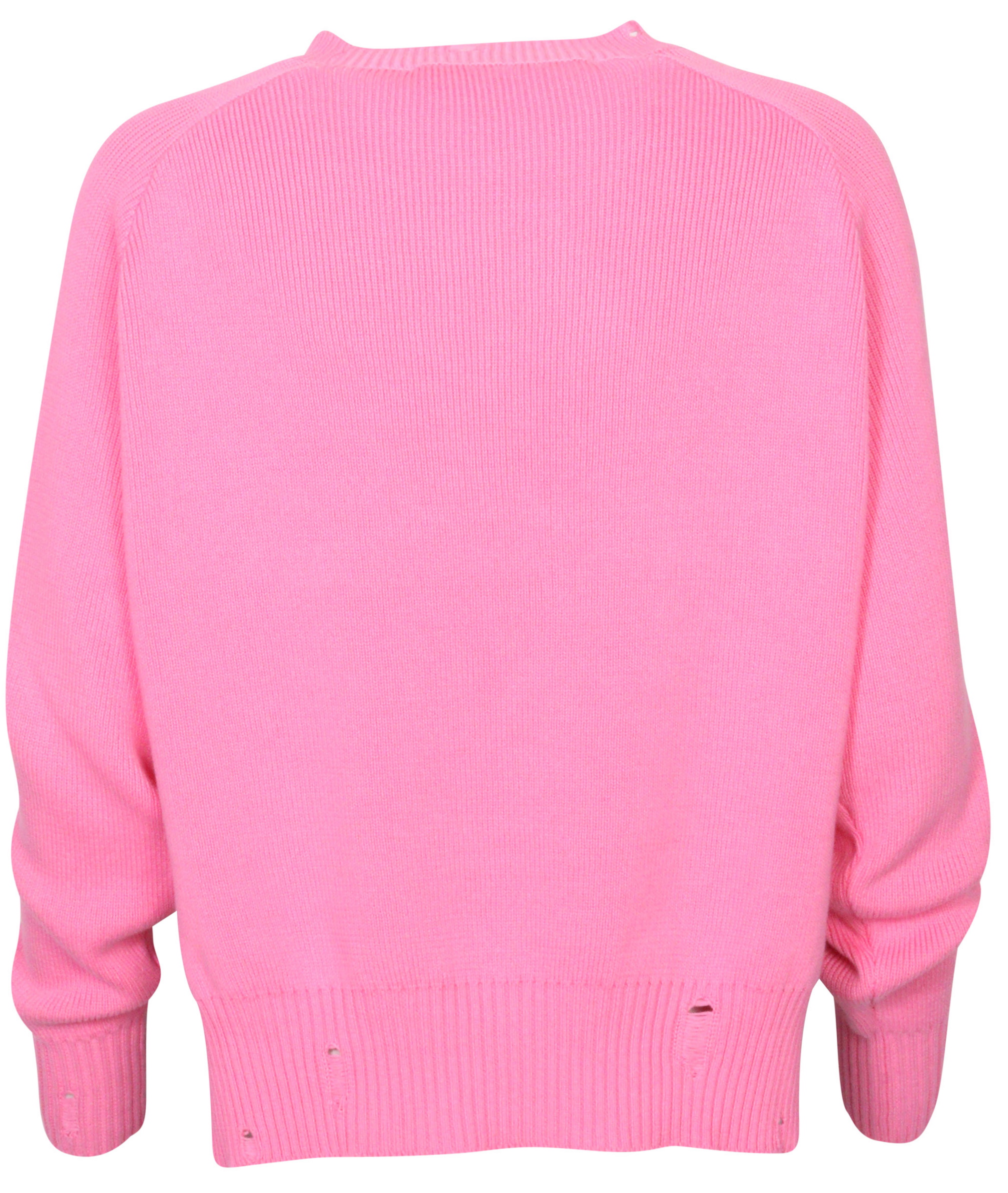 Golden Goose Knit Sweater Delilah Pink Flock Print