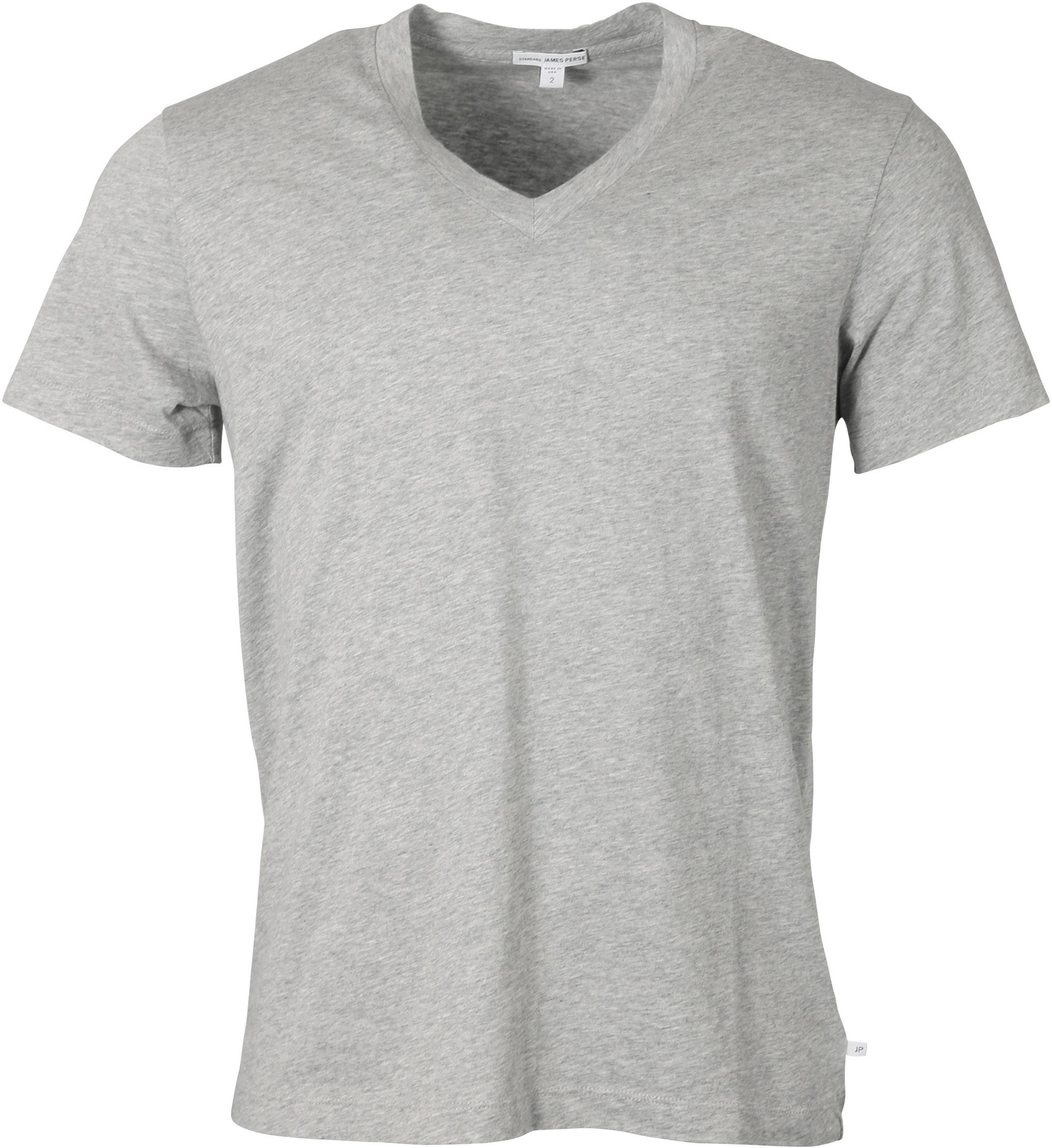 James Perse T-Shirt V-Neck in Heathergrey 2XL/5