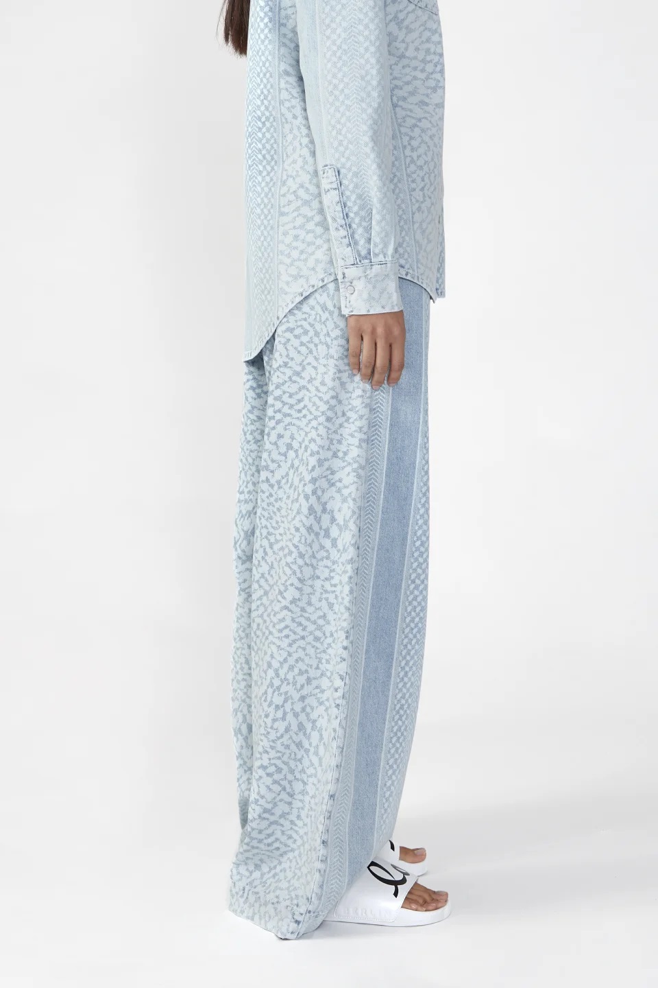 LALA BERLIN Pants Denim Light Blue L