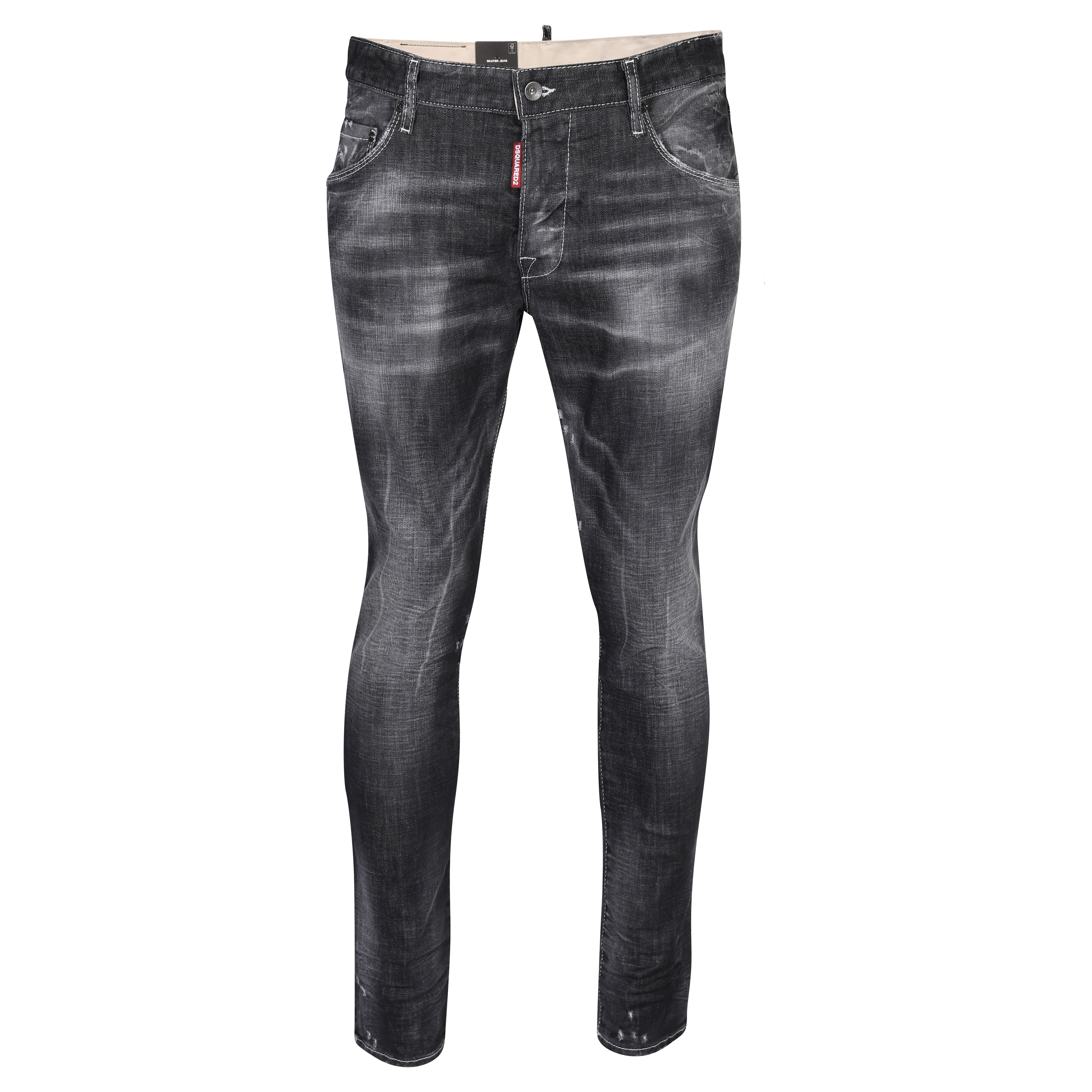 Dsquared Skater Jean in Black Wash