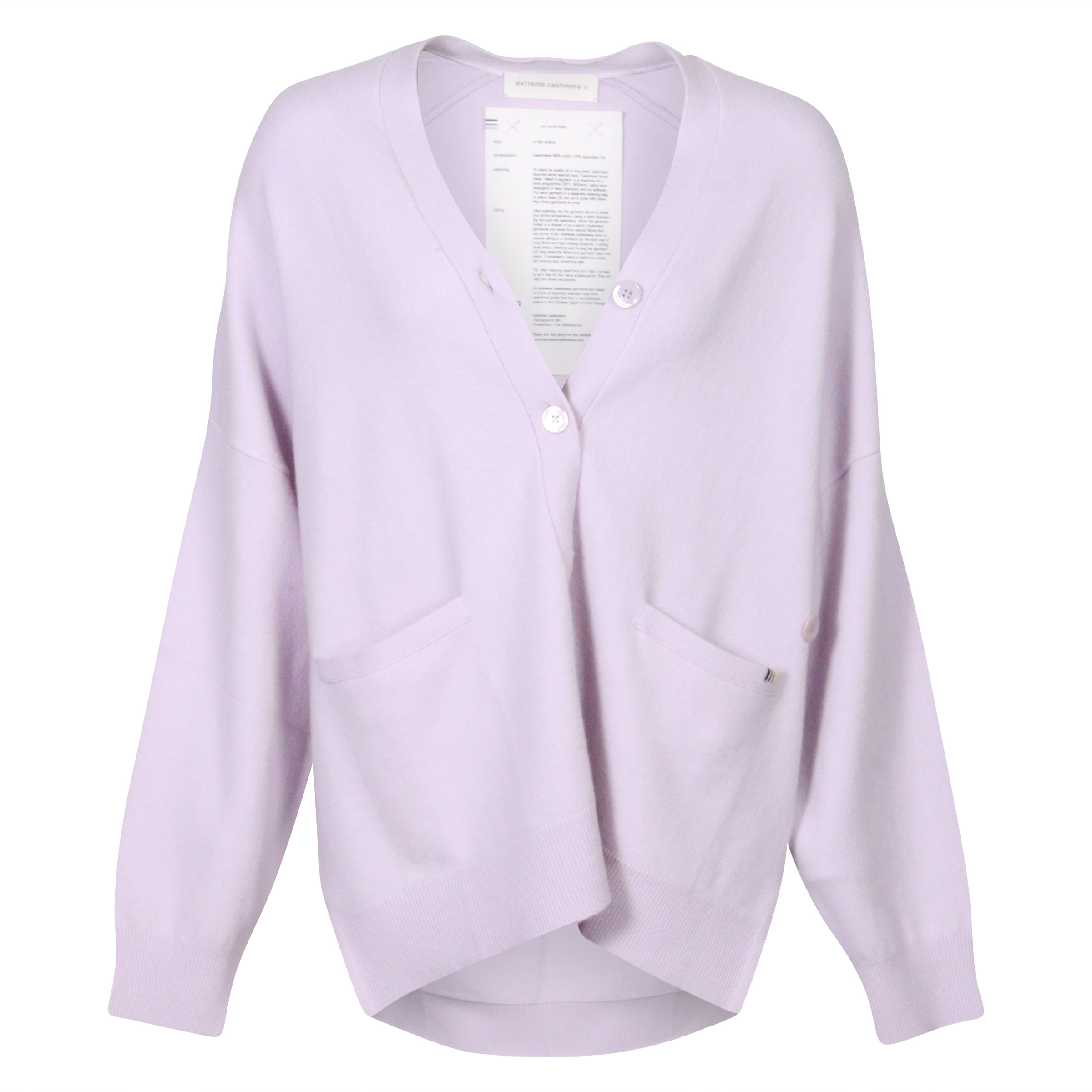 Extreme Cashmere Cardigan N°24 Tokio Lavender