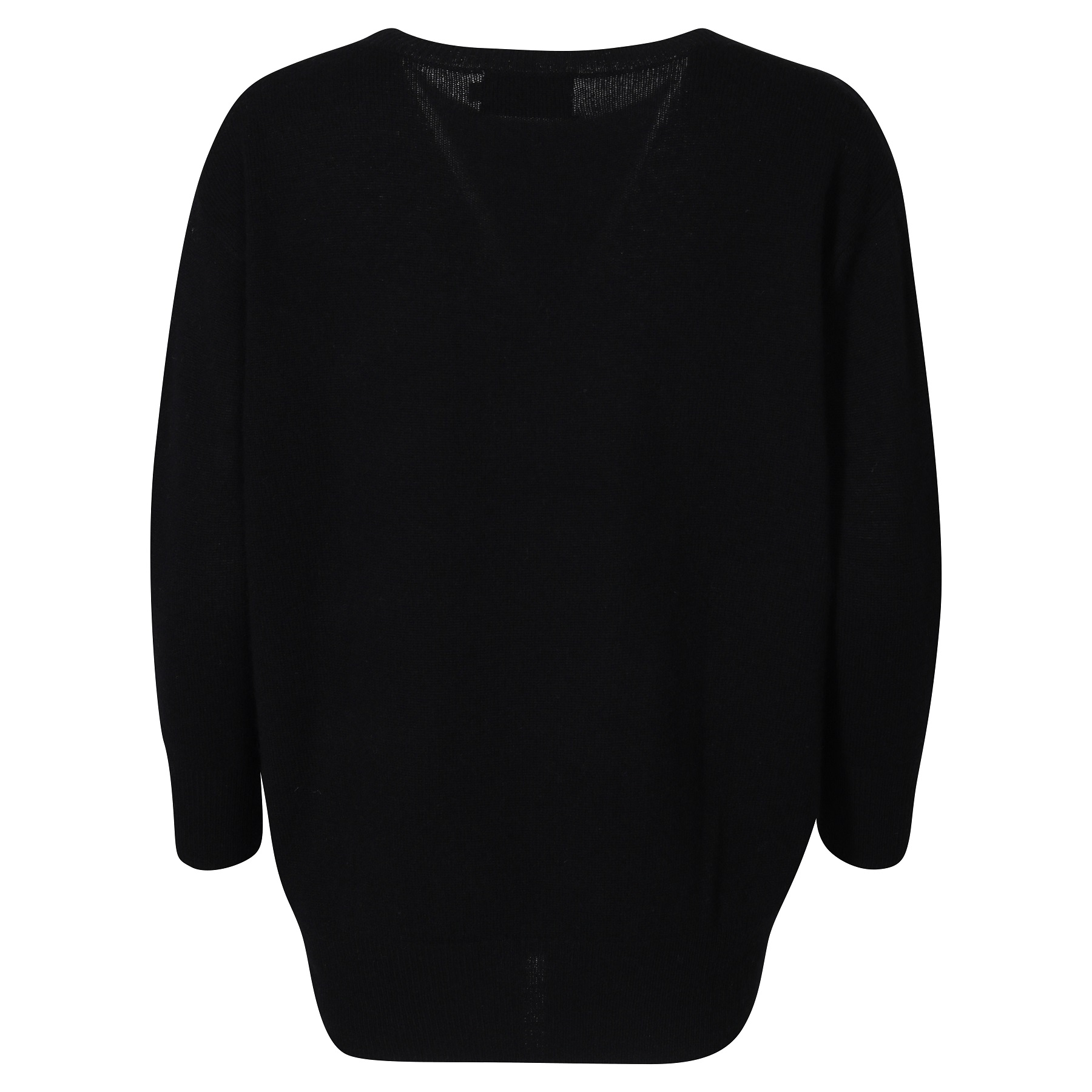 FLONA Cashmere Pullover in Black M