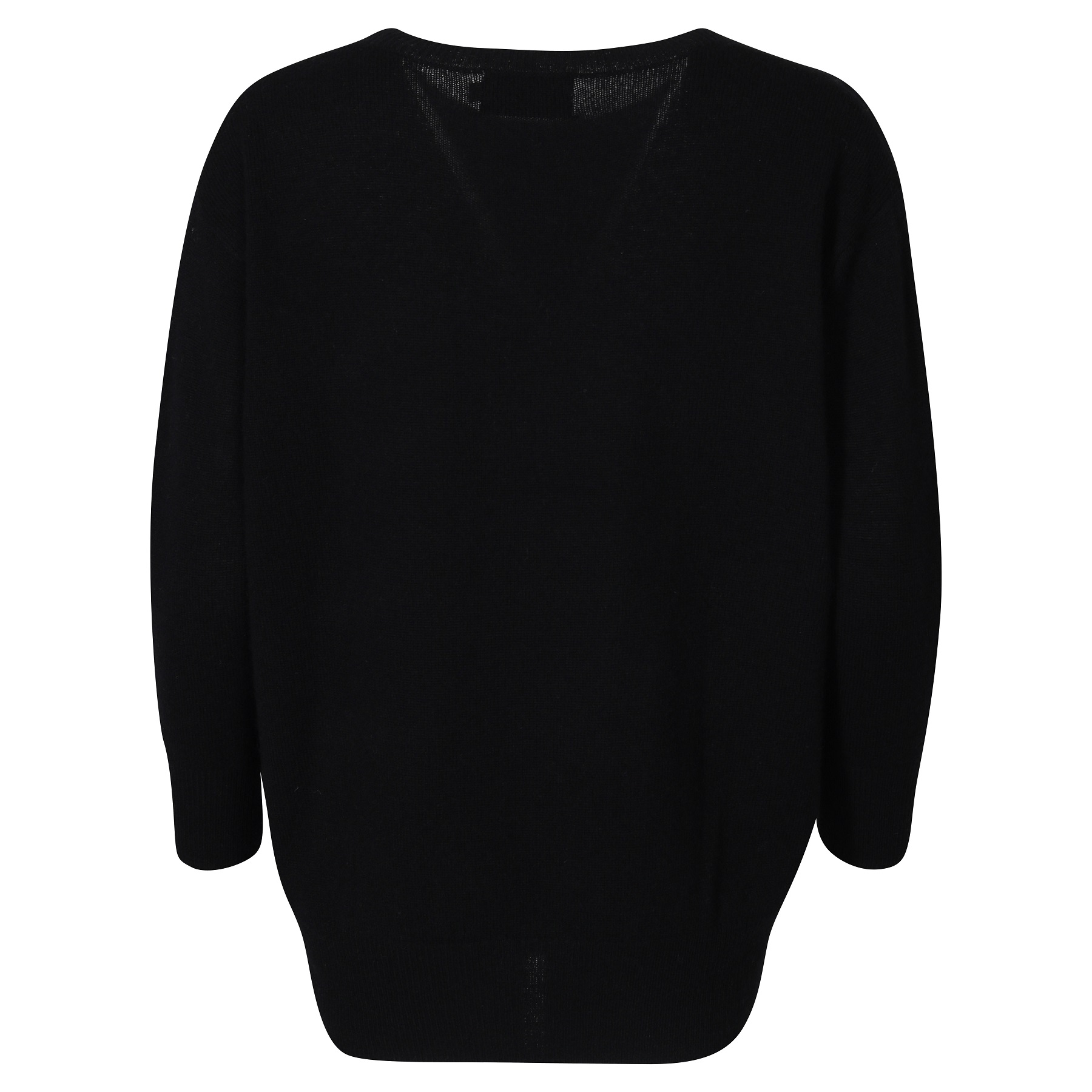 FLONA Cashmere Pullover in Black XL